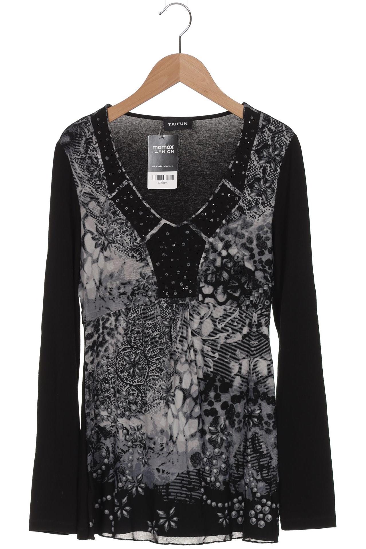 

Taifun Damen Langarmshirt, schwarz, Gr. 34