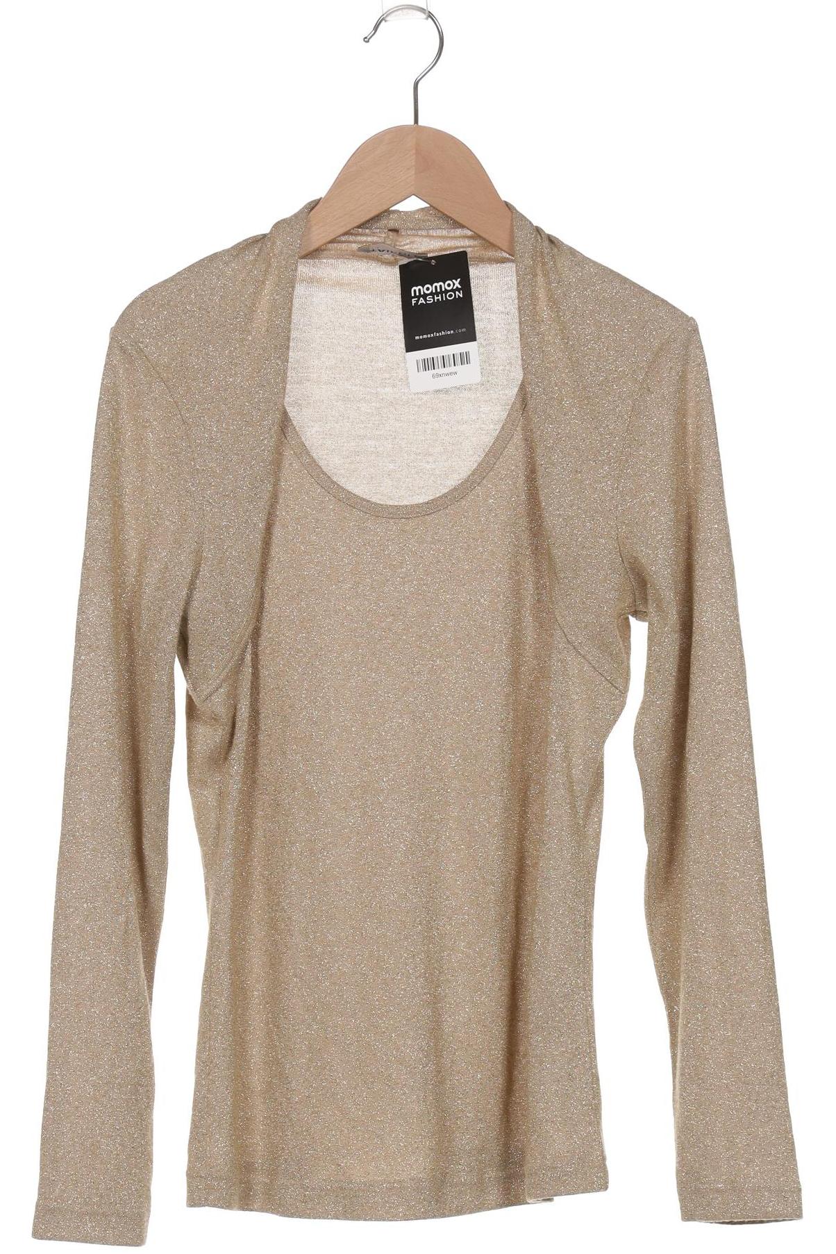 

Taifun Damen Langarmshirt, gold, Gr. 38