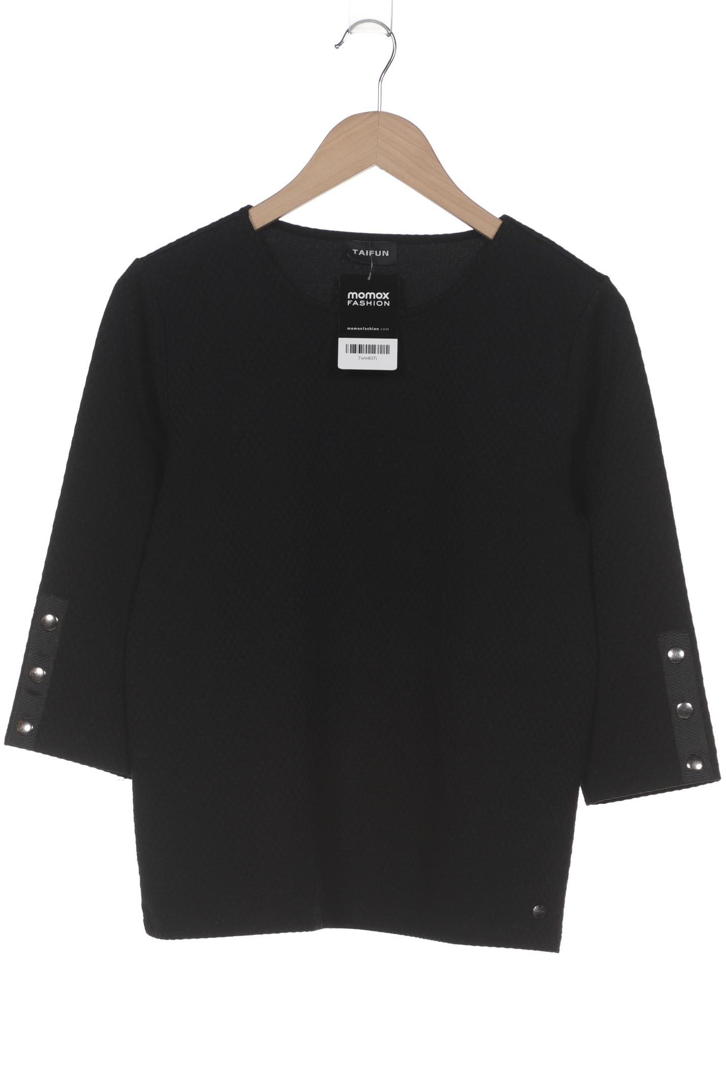 

Taifun Damen Langarmshirt, schwarz, Gr. 38