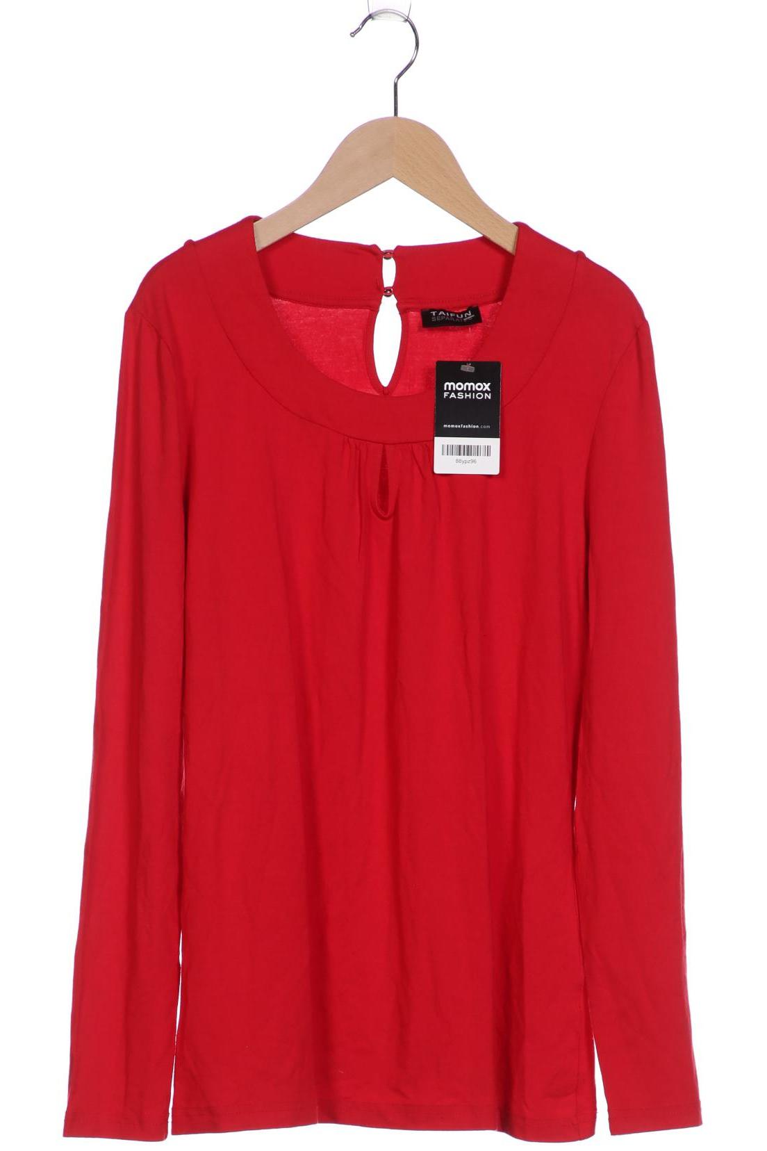 

Taifun Damen Langarmshirt, rot, Gr. 42