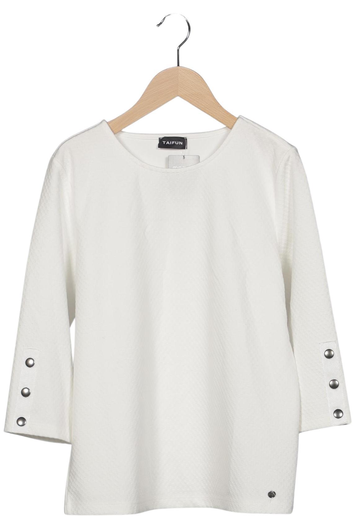 

Taifun Damen Langarmshirt, weiß, Gr. 38