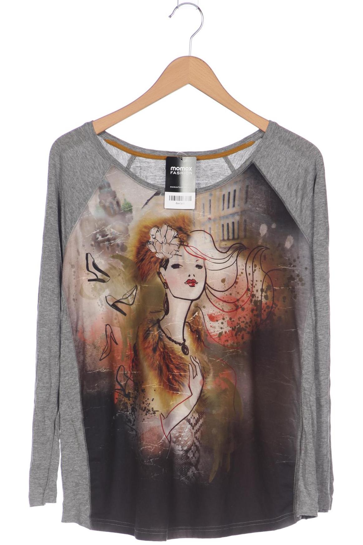 

Taifun Damen Langarmshirt, grau, Gr. 42