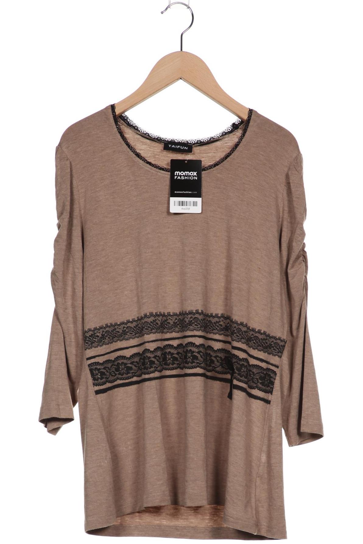 

Taifun Damen Langarmshirt, braun, Gr. 42