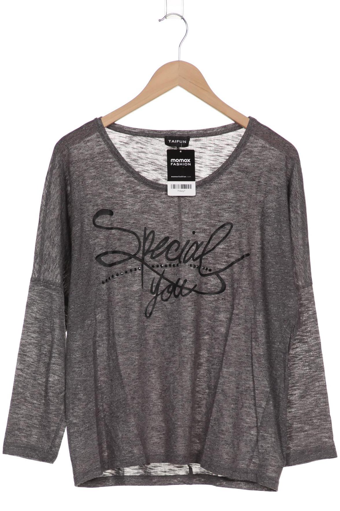 

Taifun Damen Langarmshirt, grau, Gr. 42