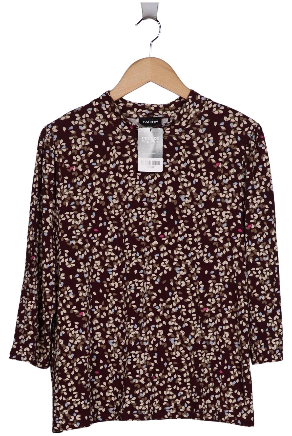 

Taifun Damen Langarmshirt, bordeaux, Gr. 48