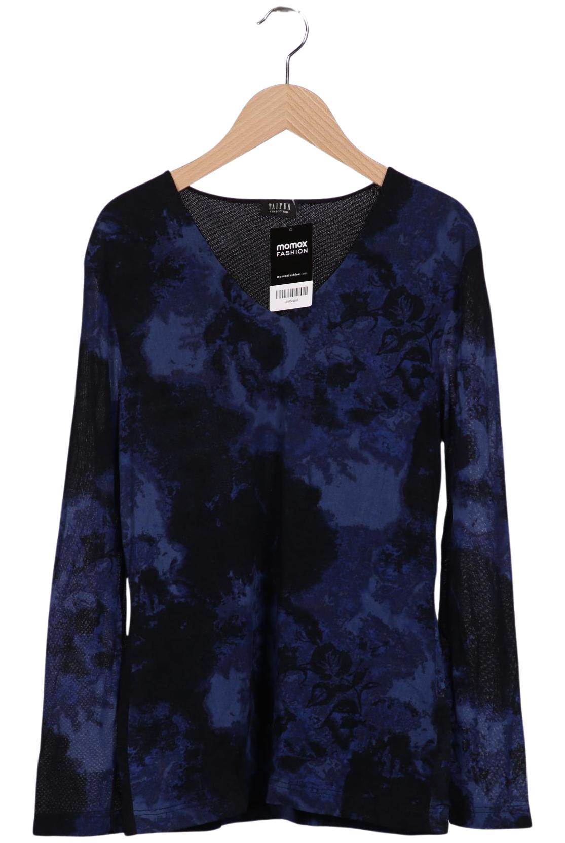 

Taifun Damen Langarmshirt, marineblau, Gr. 44