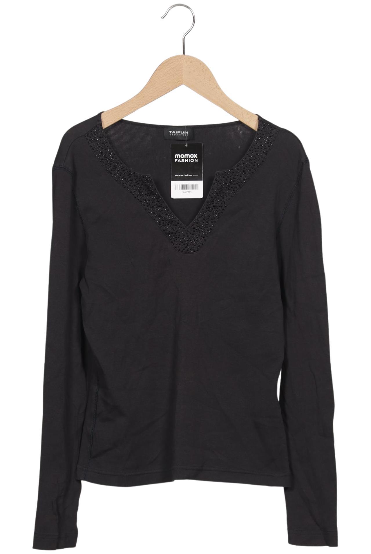 

Taifun Damen Langarmshirt, schwarz, Gr. 36