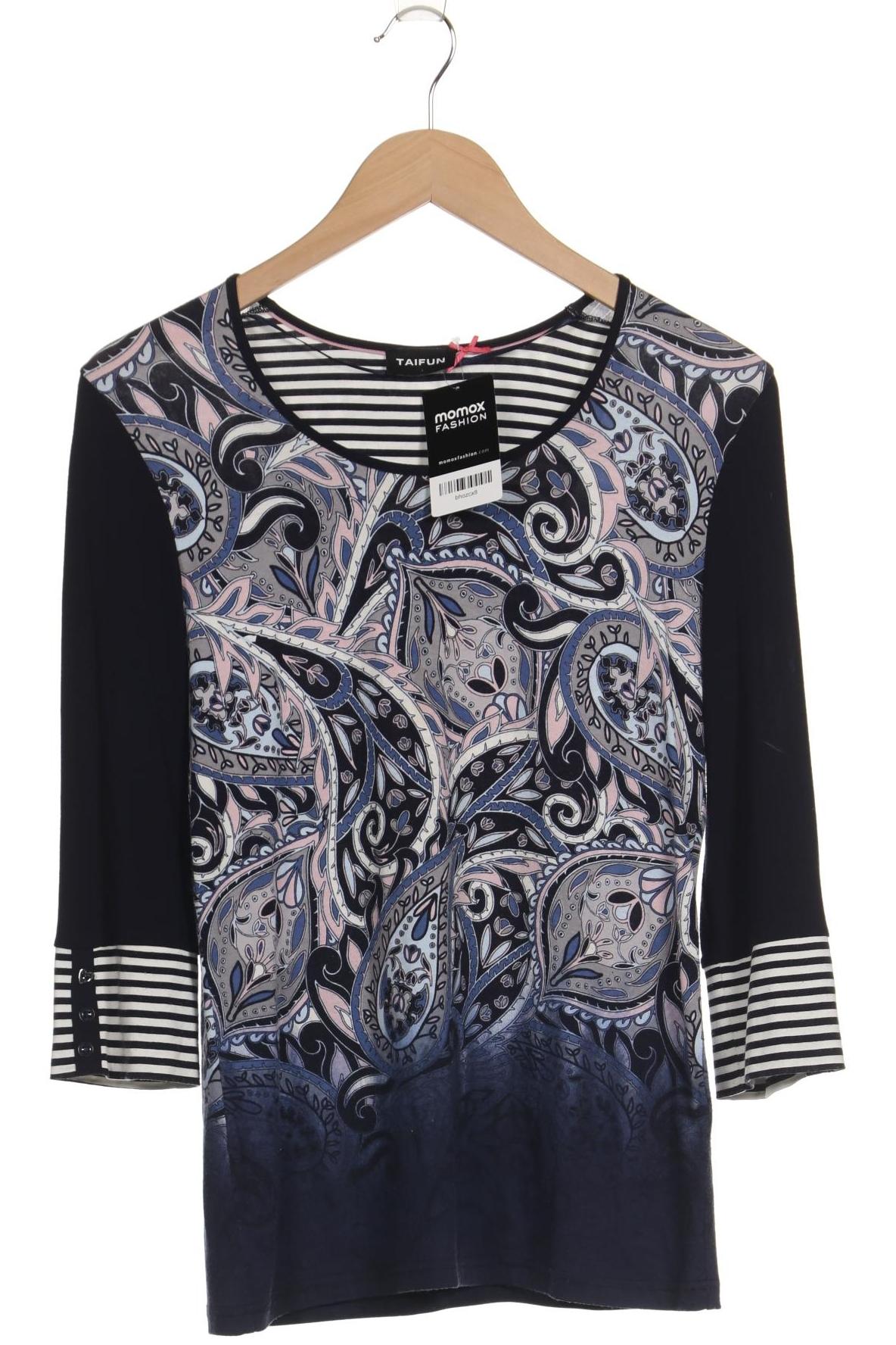 

Taifun Damen Langarmshirt, marineblau, Gr. 36