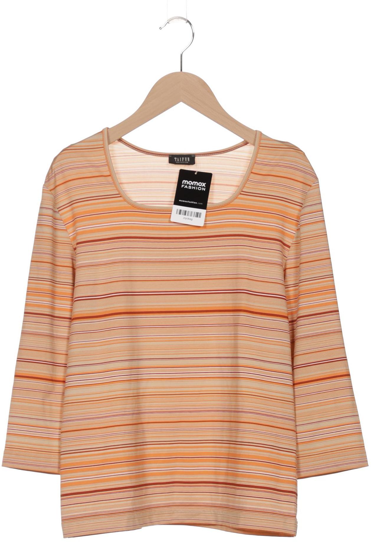 

Taifun Damen Langarmshirt, orange, Gr. 38