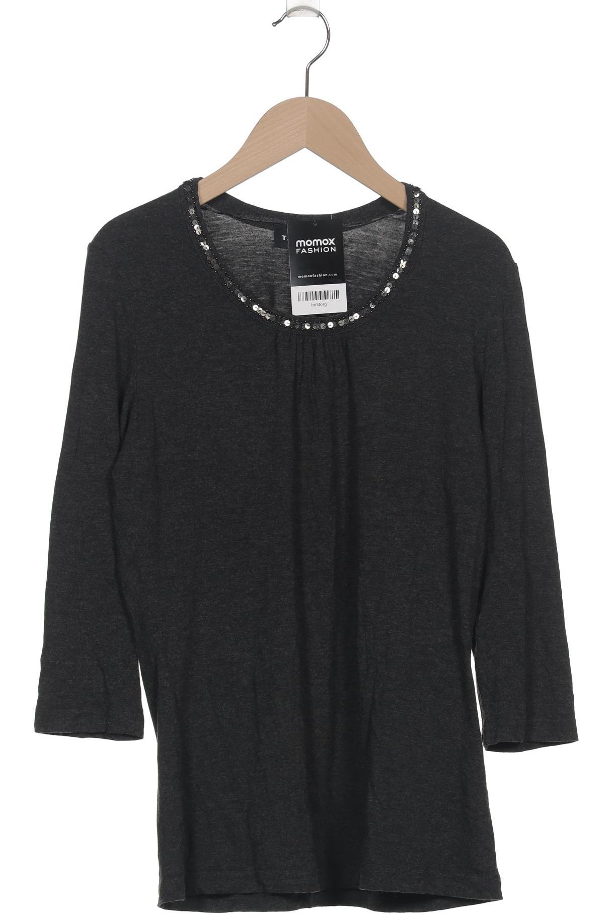 

Taifun Damen Langarmshirt, grau, Gr. 38