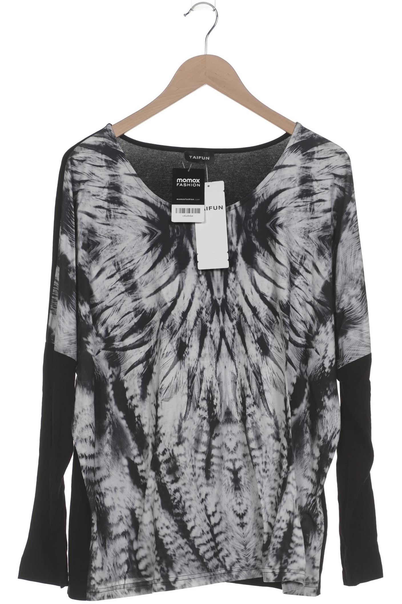 

Taifun Damen Langarmshirt, schwarz, Gr. 46