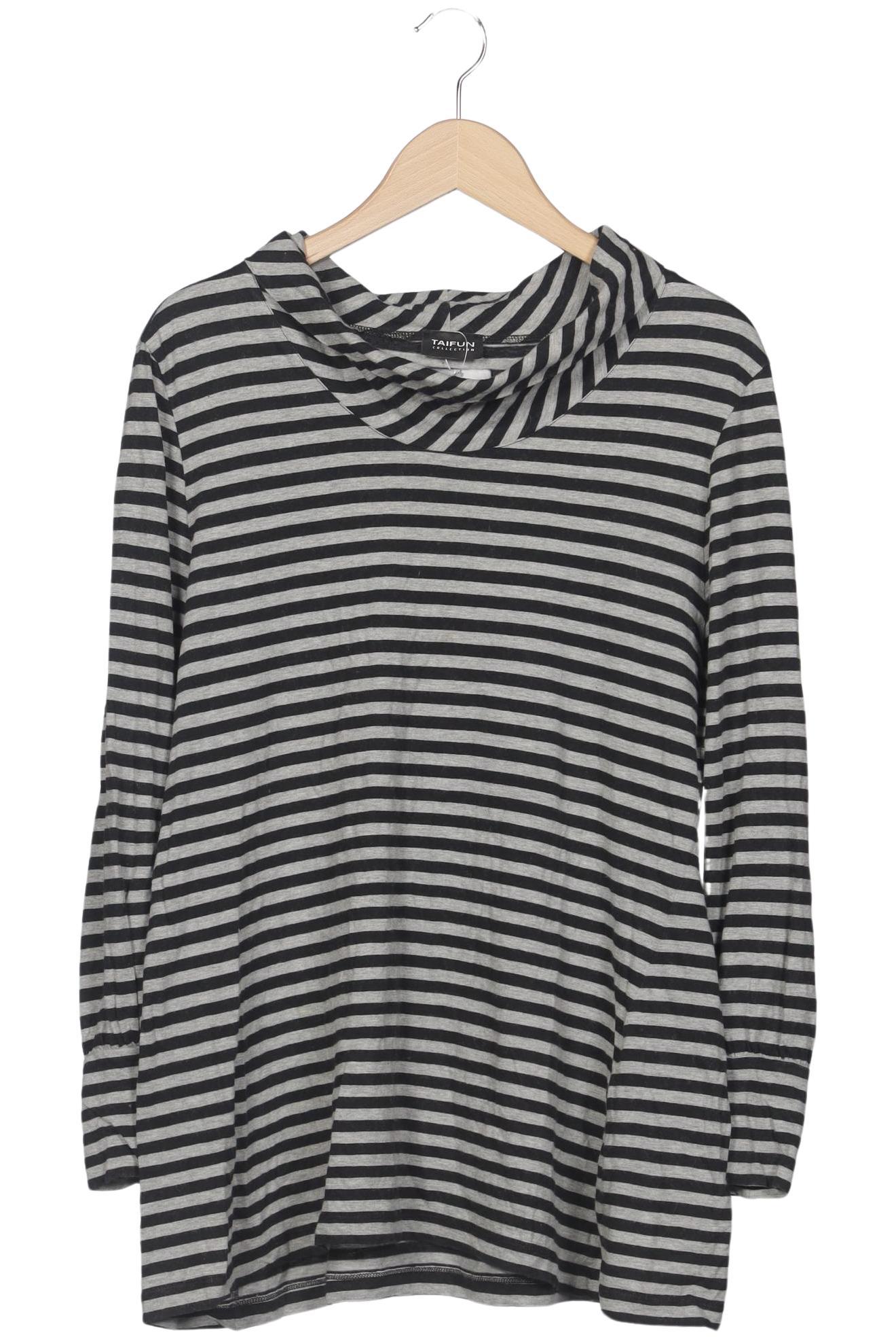 

Taifun Damen Langarmshirt, grau, Gr. 46
