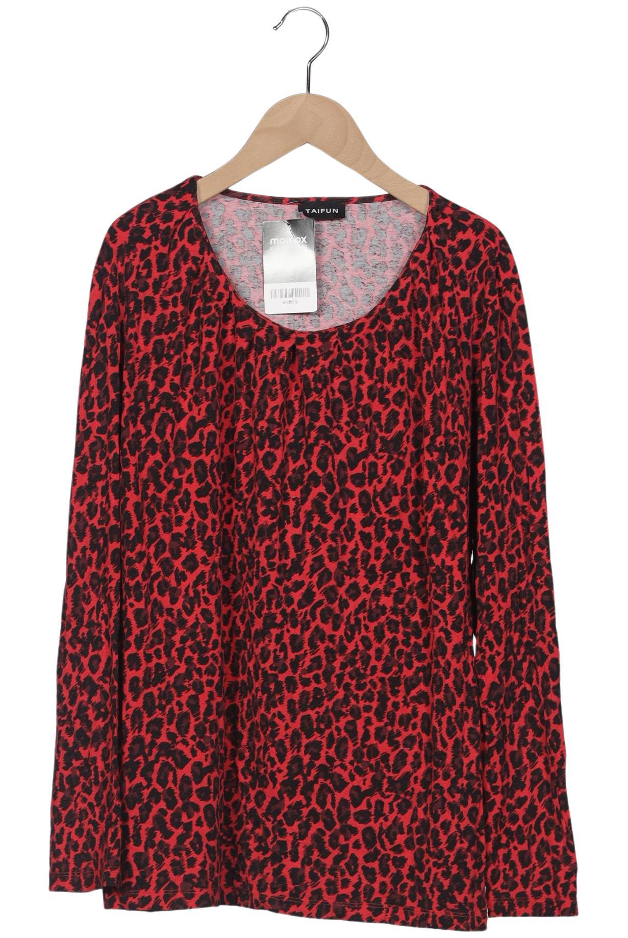 

Taifun Damen Langarmshirt, rot, Gr. 44