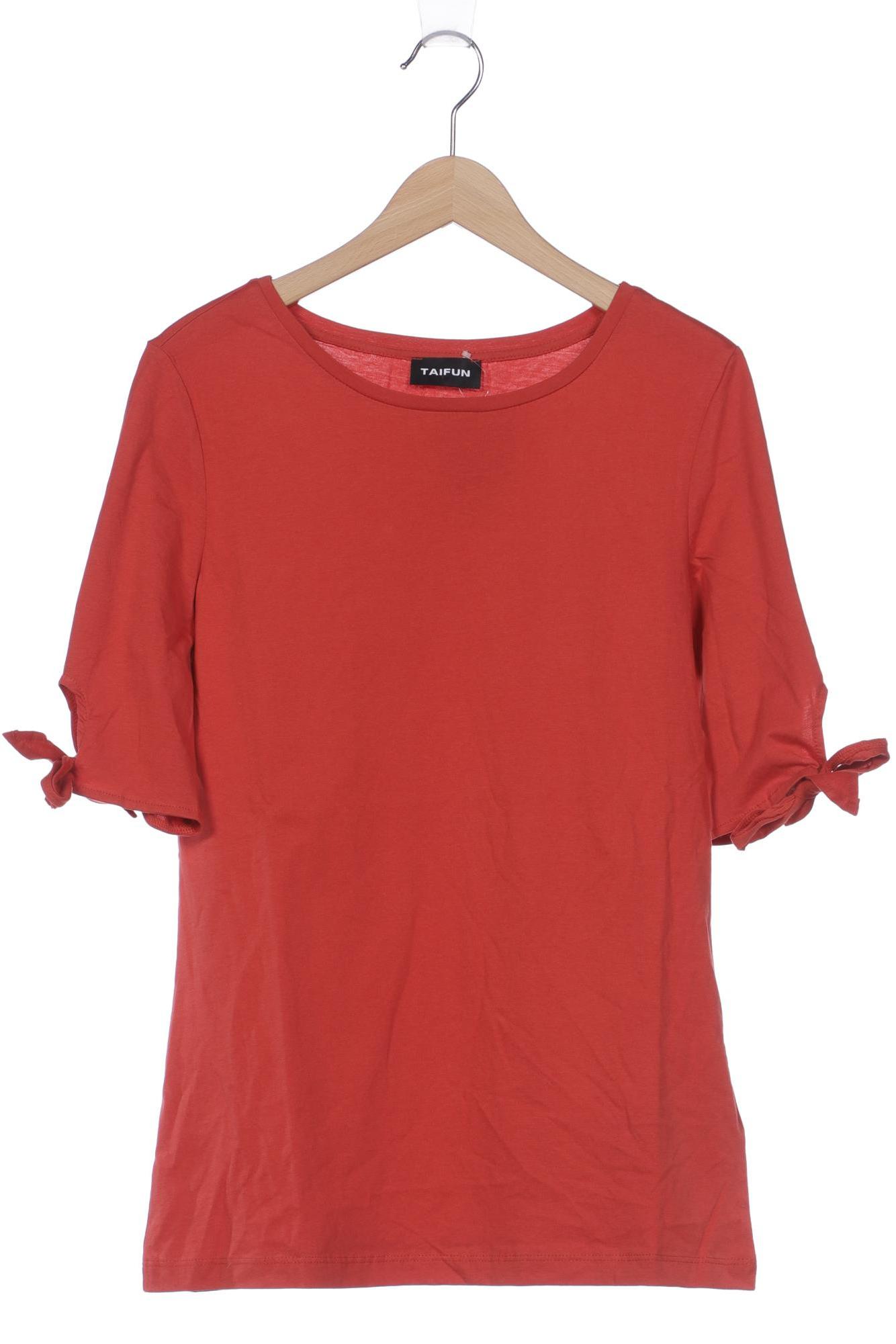 

Taifun Damen Langarmshirt, orange, Gr. 36