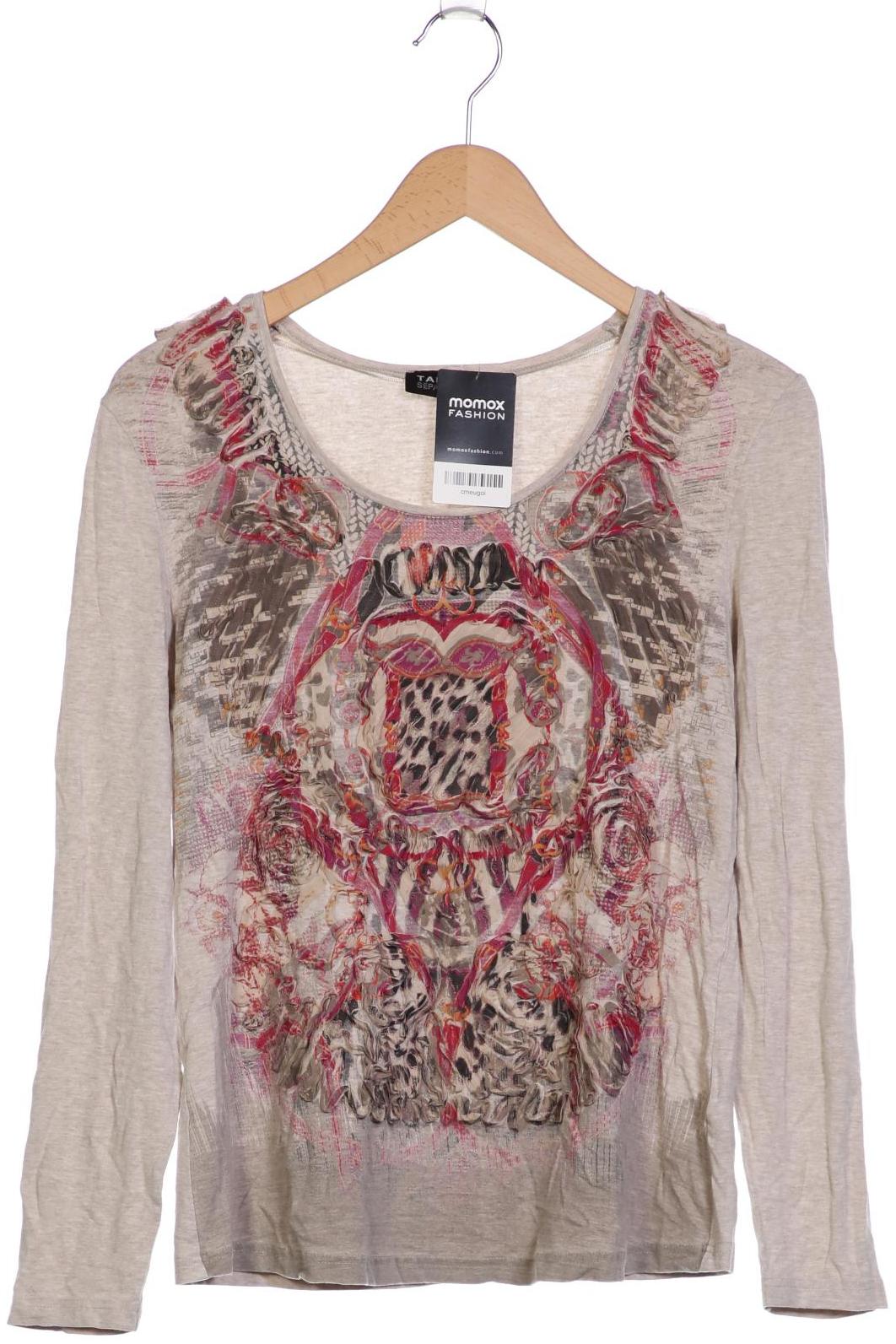 

Taifun Damen Langarmshirt, beige, Gr. 40
