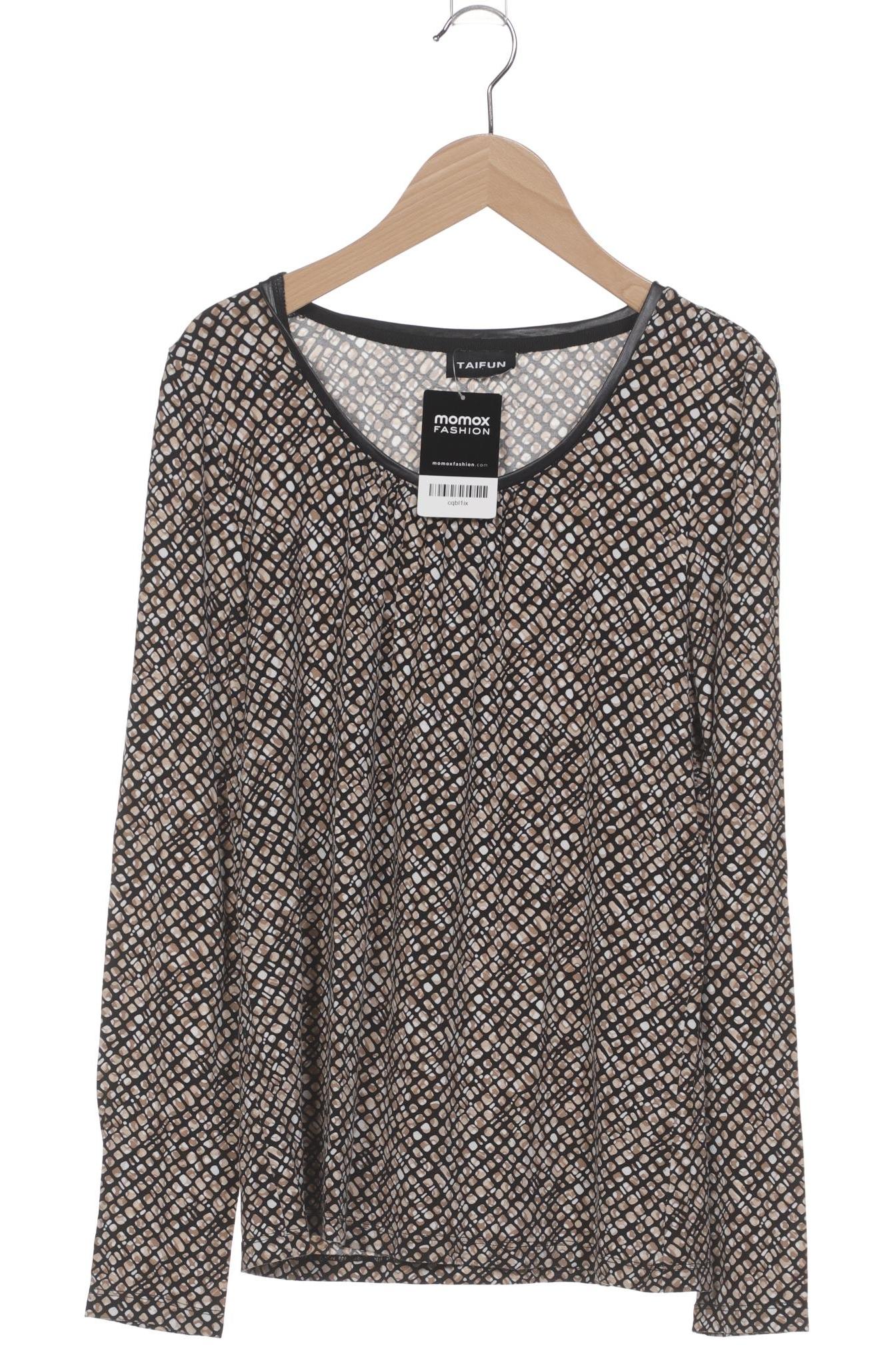 

Taifun Damen Langarmshirt, braun, Gr. 38