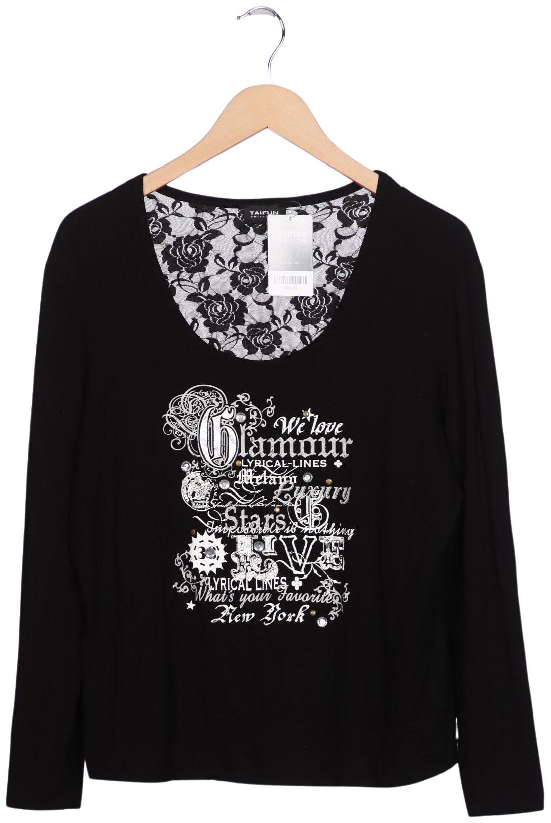 

Taifun Damen Langarmshirt, schwarz, Gr. 44