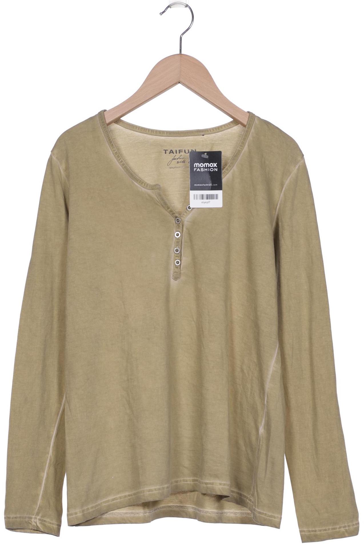 

Taifun Damen Langarmshirt, grün, Gr. 38