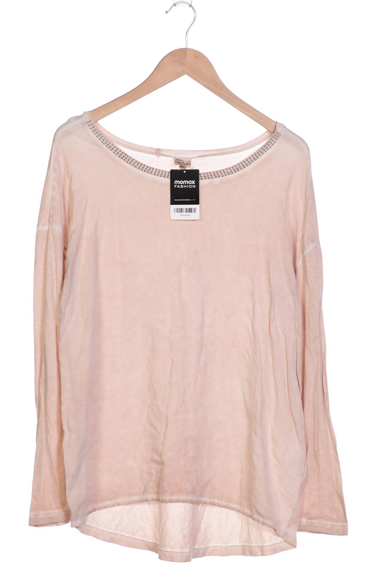 

Taifun Damen Langarmshirt, beige, Gr. 42