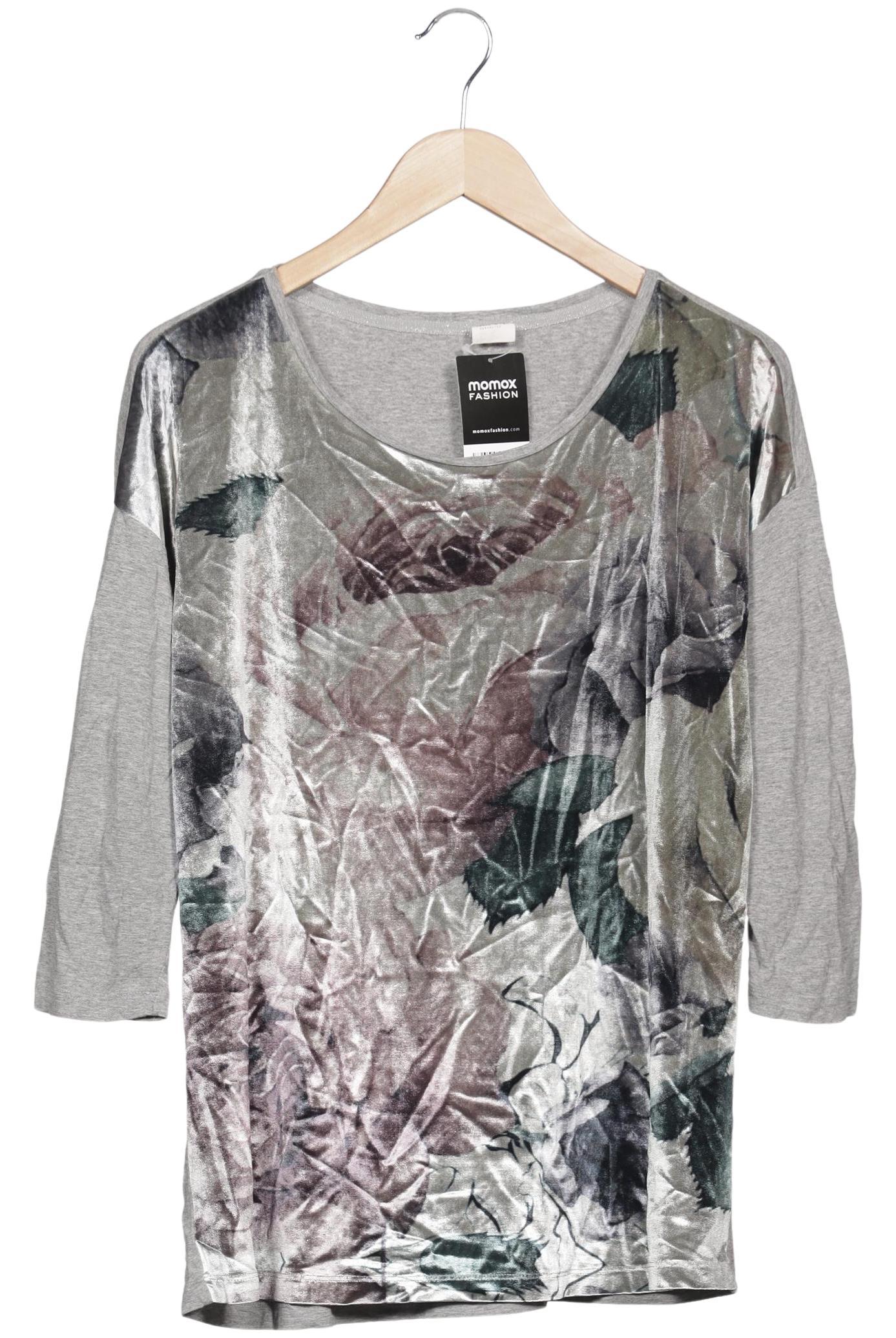 

Taifun Damen Langarmshirt, grau, Gr. 40