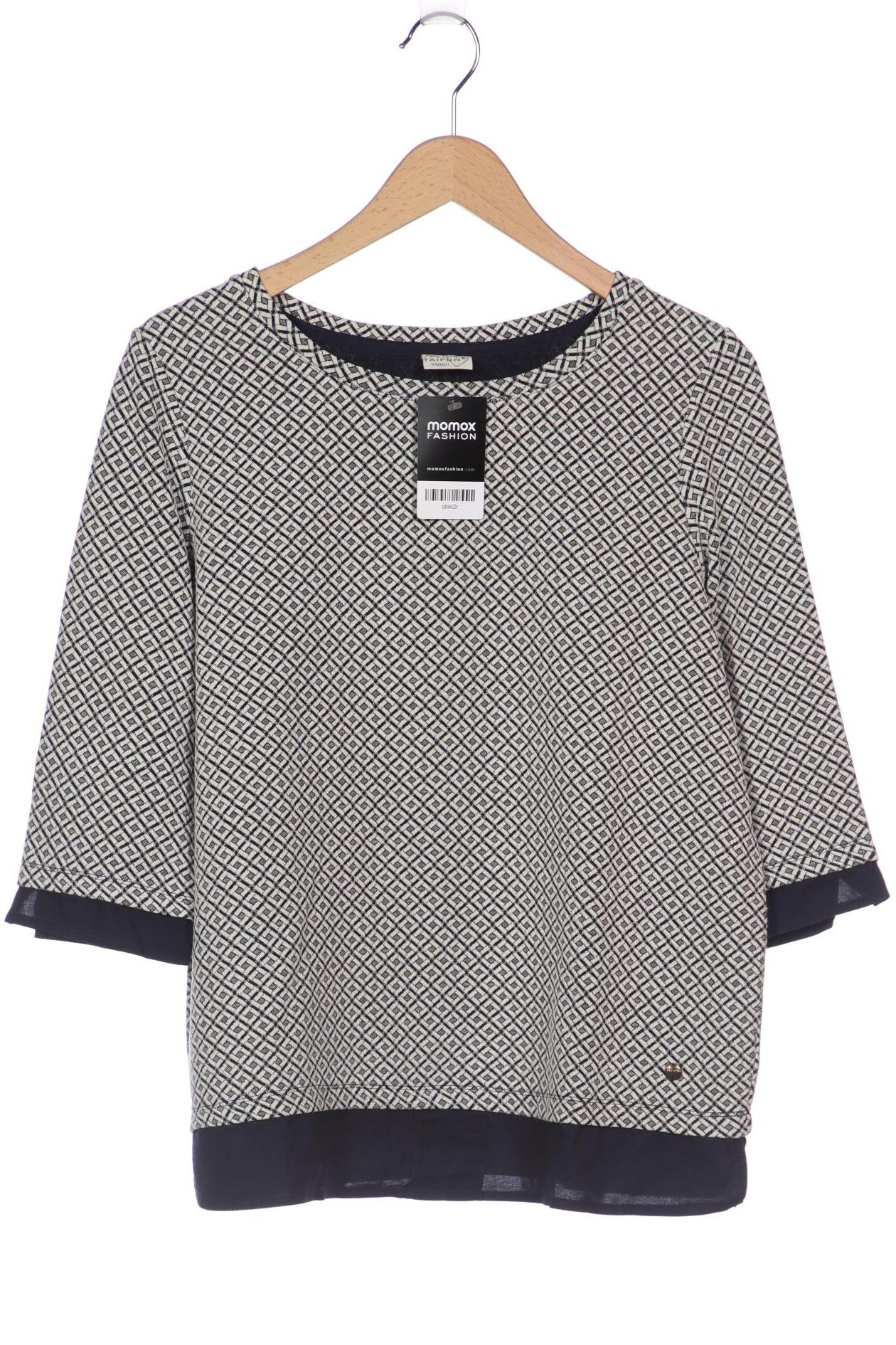 

TAIFUN Damen Langarmshirt, weiß