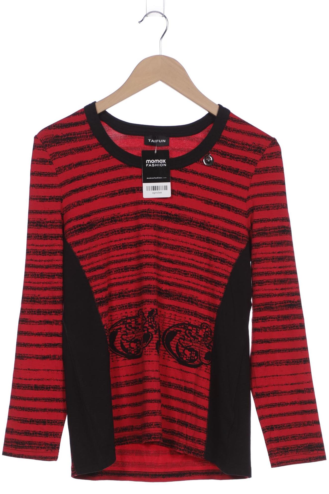 

Taifun Damen Langarmshirt, rot, Gr. 40