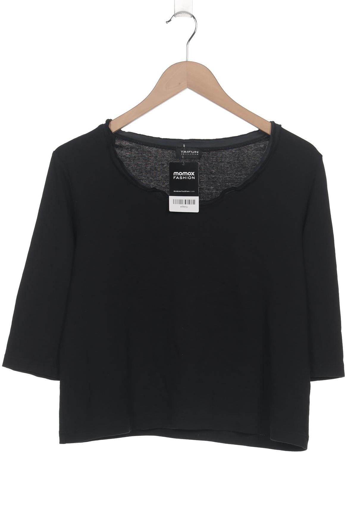 

Taifun Damen Langarmshirt, schwarz, Gr. 44