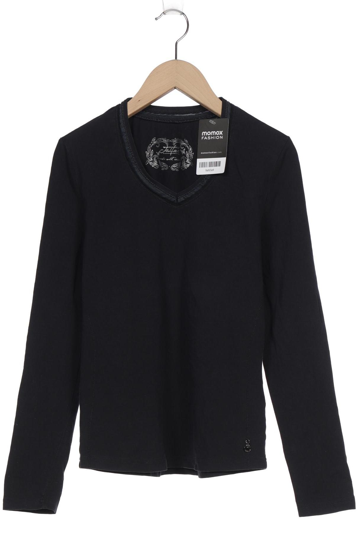 

Taifun Damen Langarmshirt, blau, Gr. 34