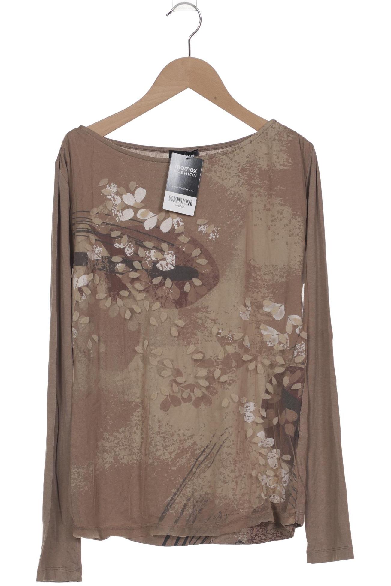

Taifun Damen Langarmshirt, beige, Gr. 38