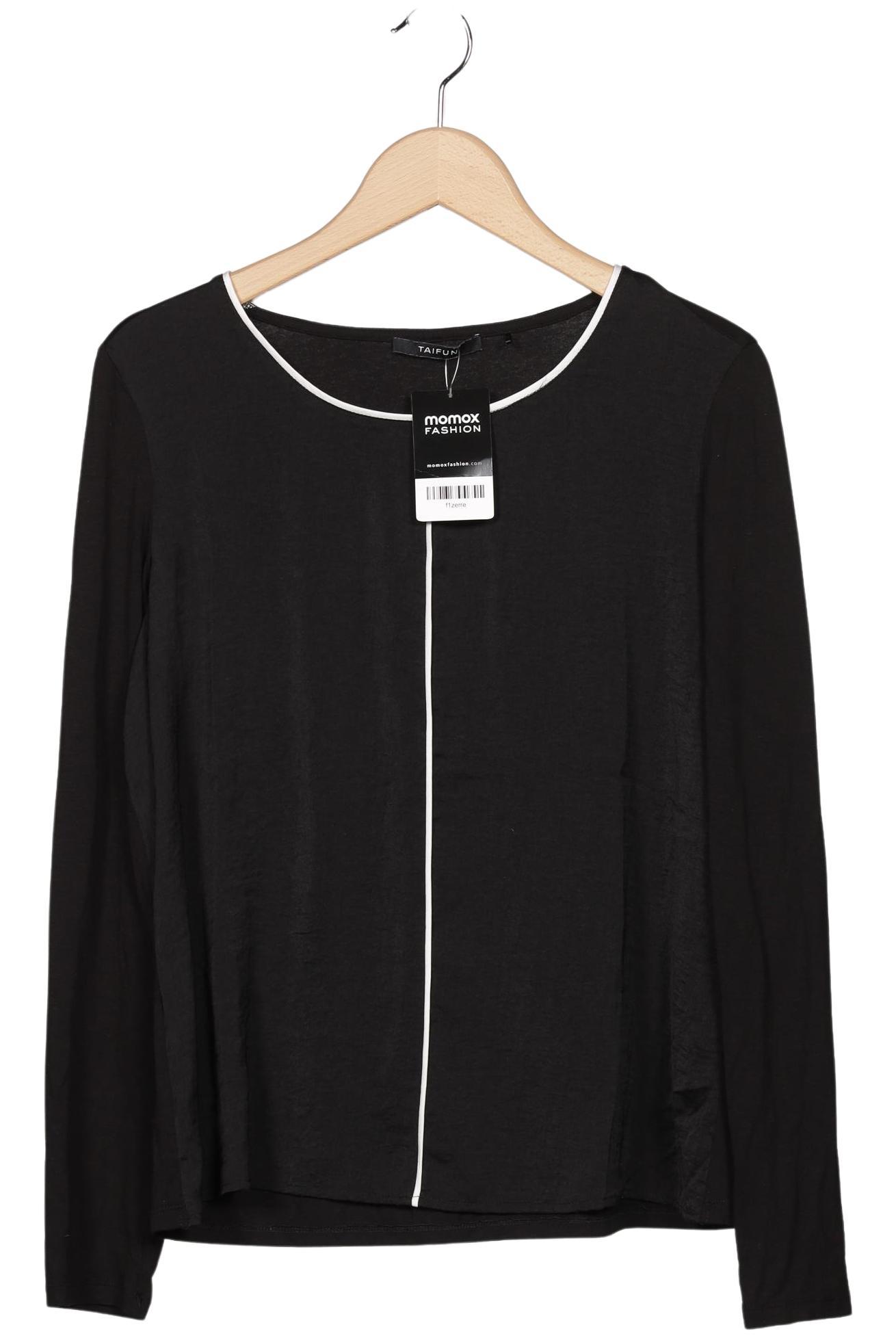 

Taifun Damen Langarmshirt, schwarz, Gr. 44