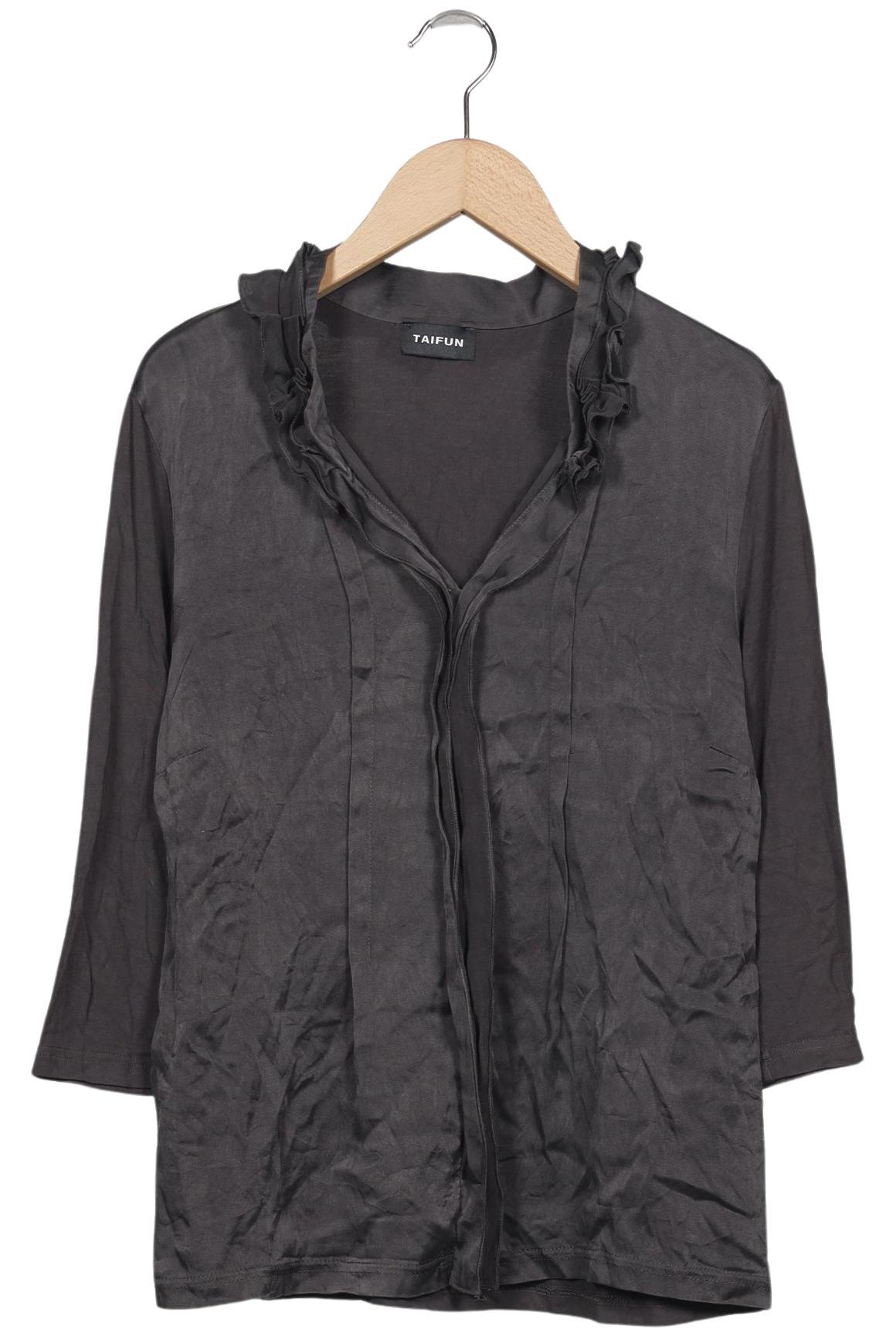 

Taifun Damen Langarmshirt, grau, Gr. 38