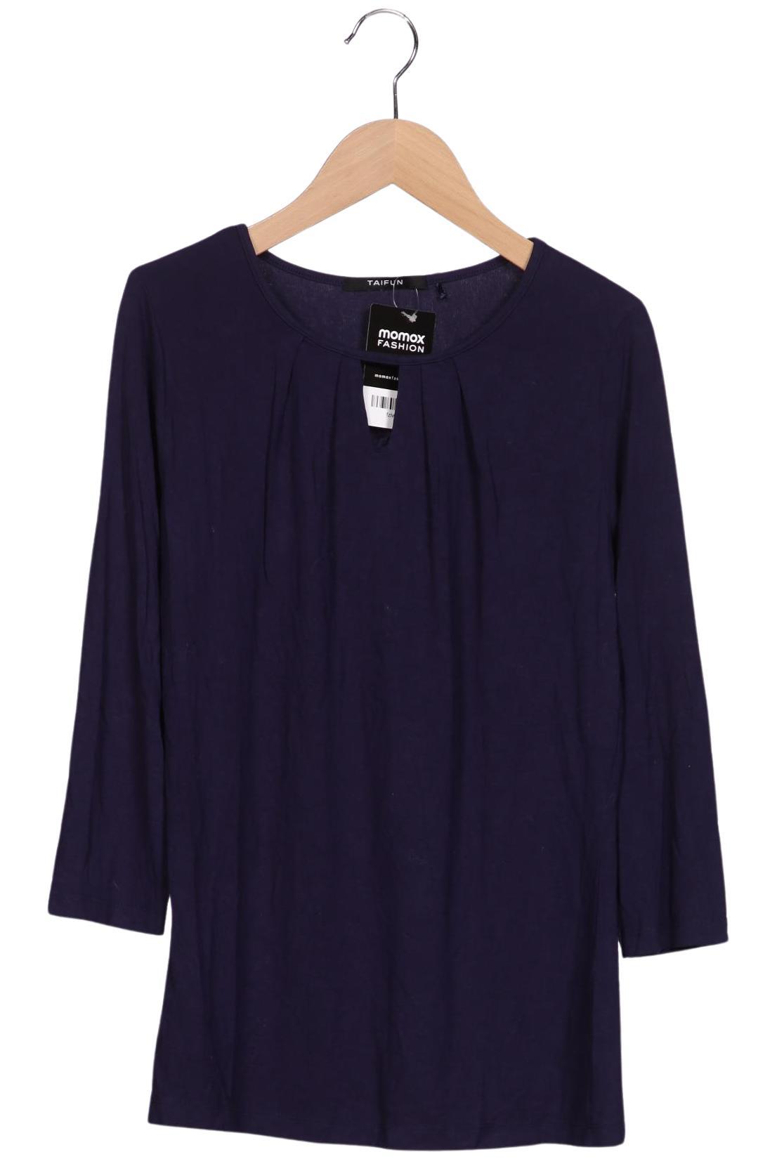 

Taifun Damen Langarmshirt, marineblau, Gr. 36
