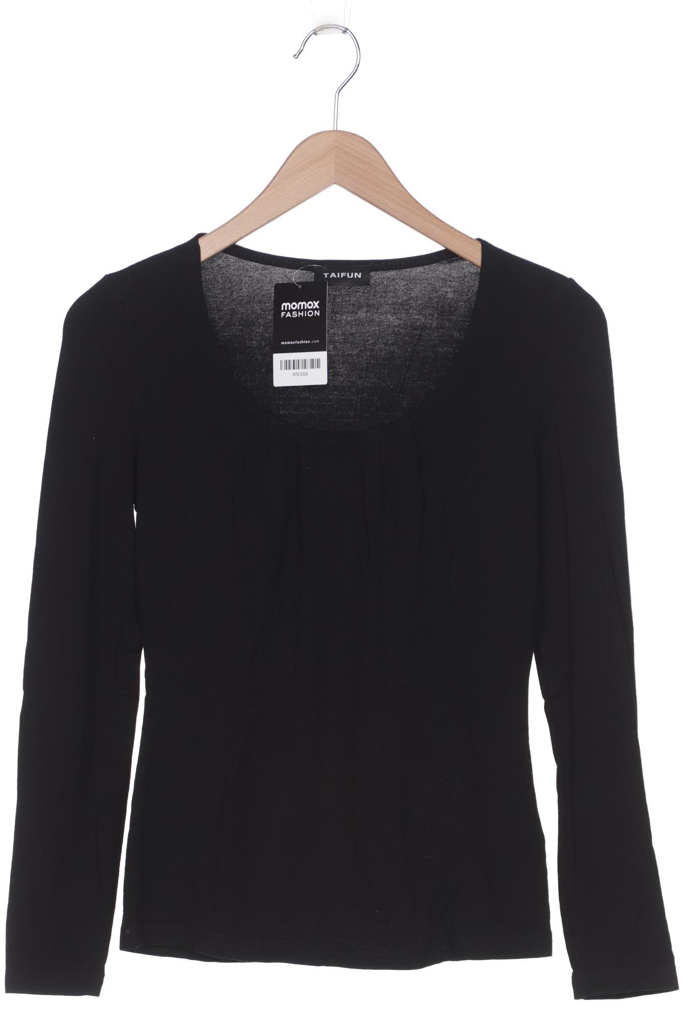 

Taifun Damen Langarmshirt, schwarz, Gr. 34