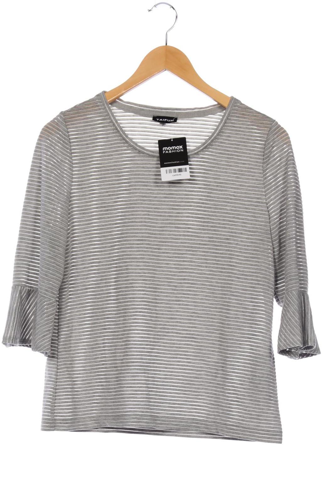 

Taifun Damen Langarmshirt, grau, Gr. 38