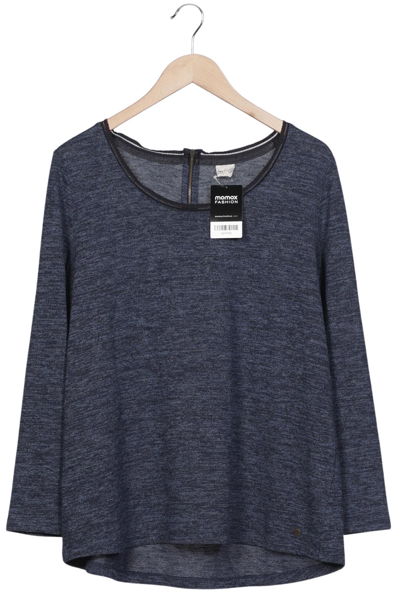 

Taifun Damen Langarmshirt, marineblau, Gr. 44