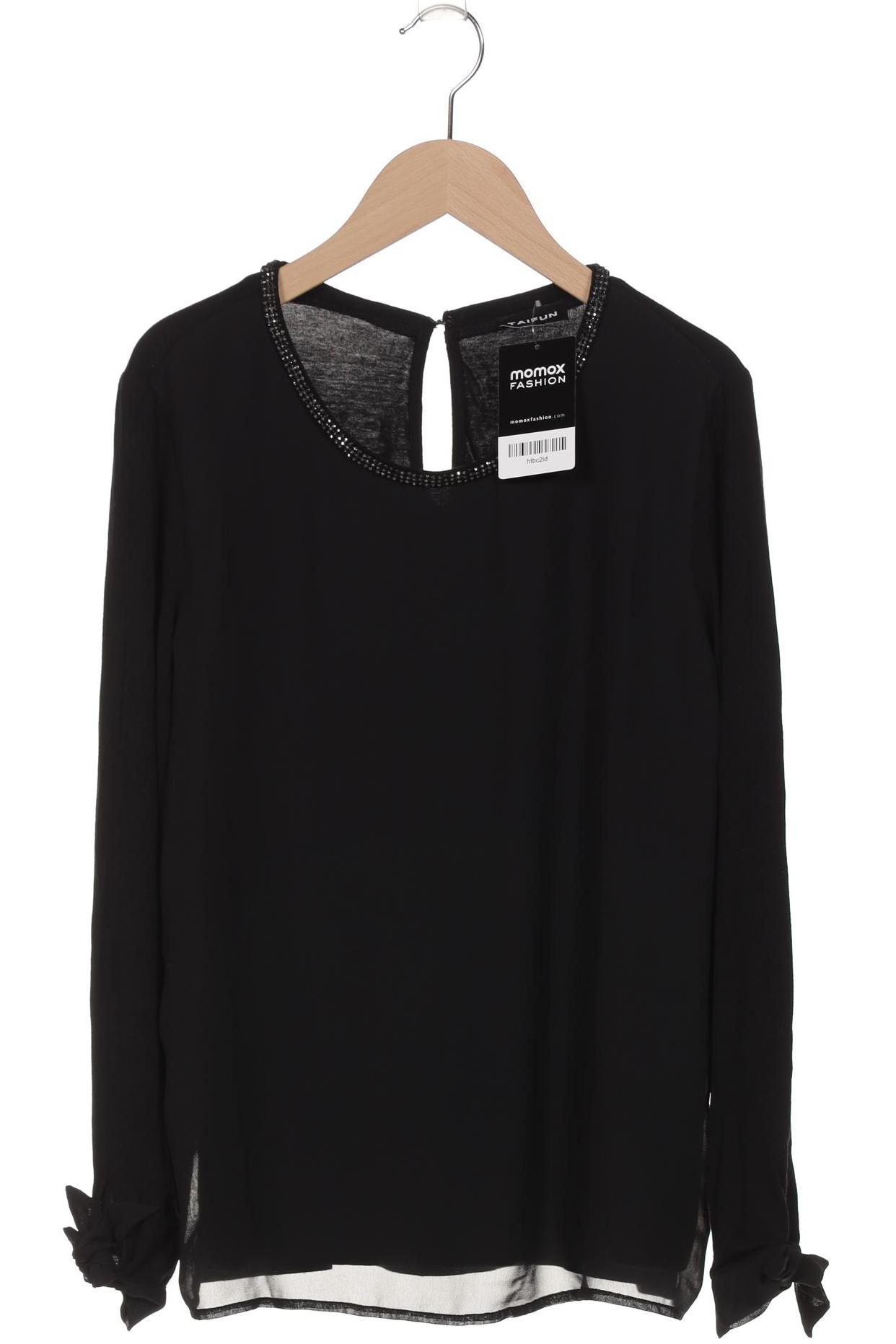 

Taifun Damen Langarmshirt, schwarz, Gr. 36