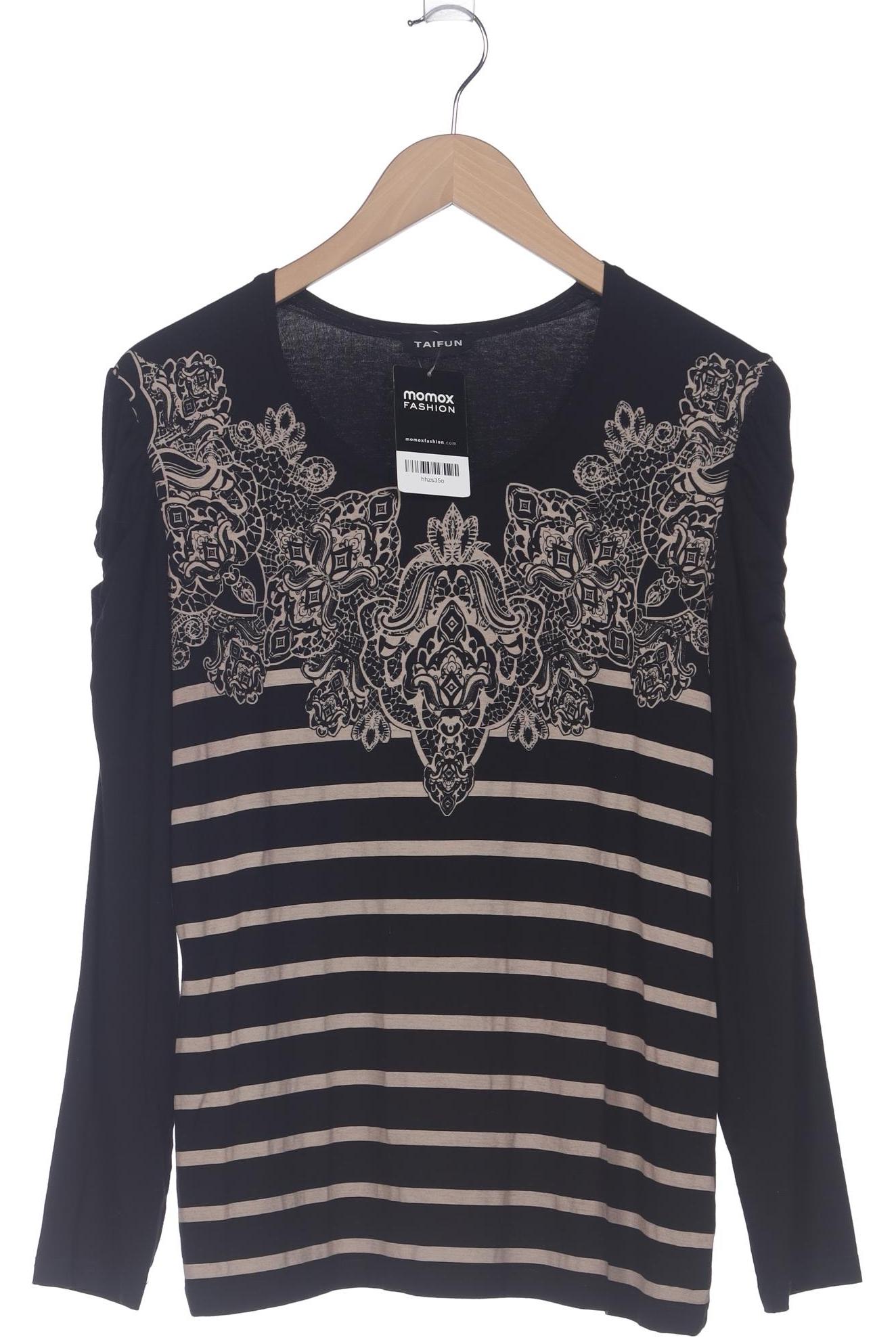 

Taifun Damen Langarmshirt, schwarz, Gr. 42