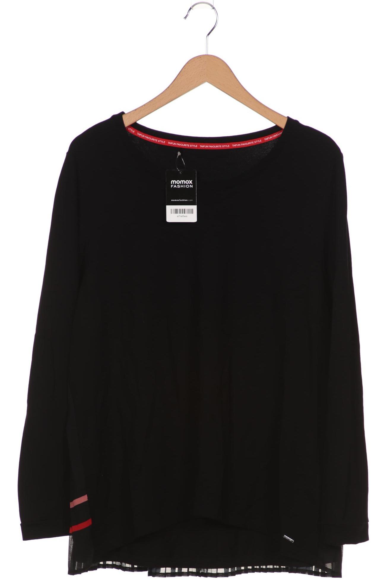 

Taifun Damen Langarmshirt, schwarz, Gr. 46