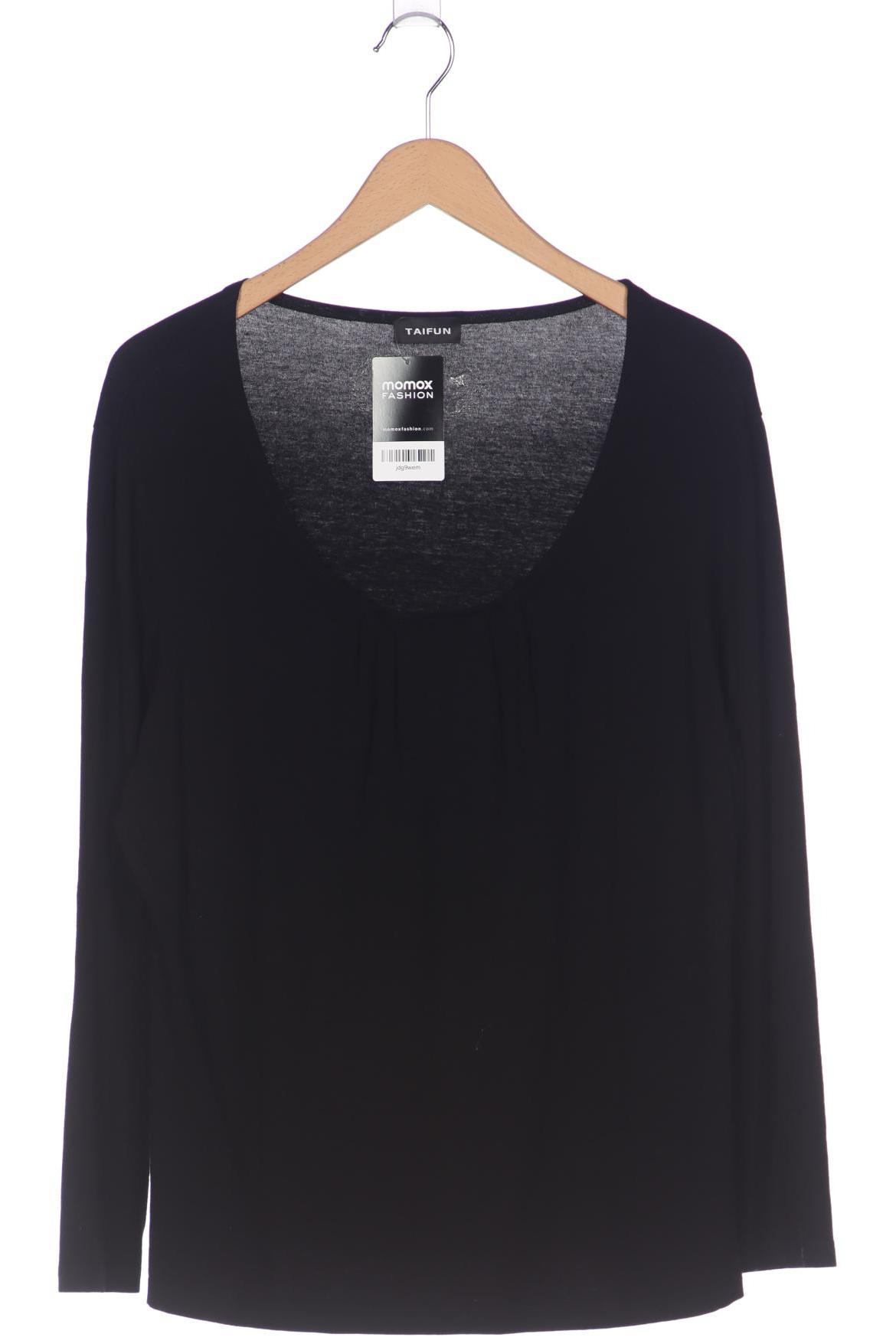

Taifun Damen Langarmshirt, schwarz, Gr. 46