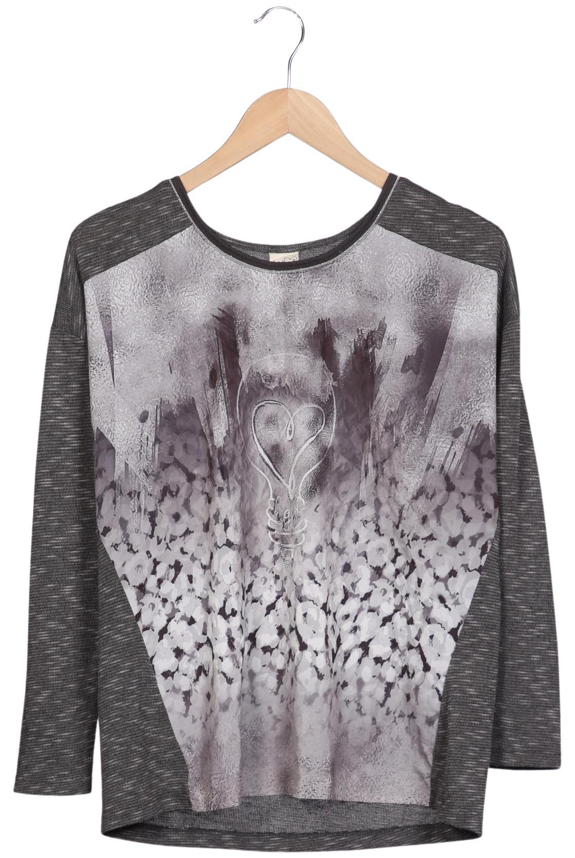 

Taifun Damen Langarmshirt, grau, Gr. 40