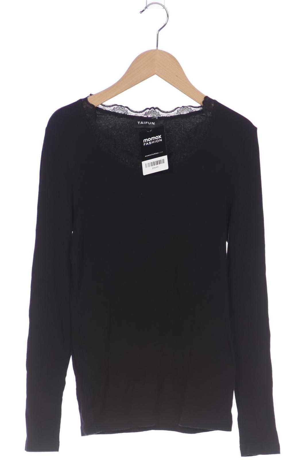 

Taifun Damen Langarmshirt, schwarz, Gr. 36