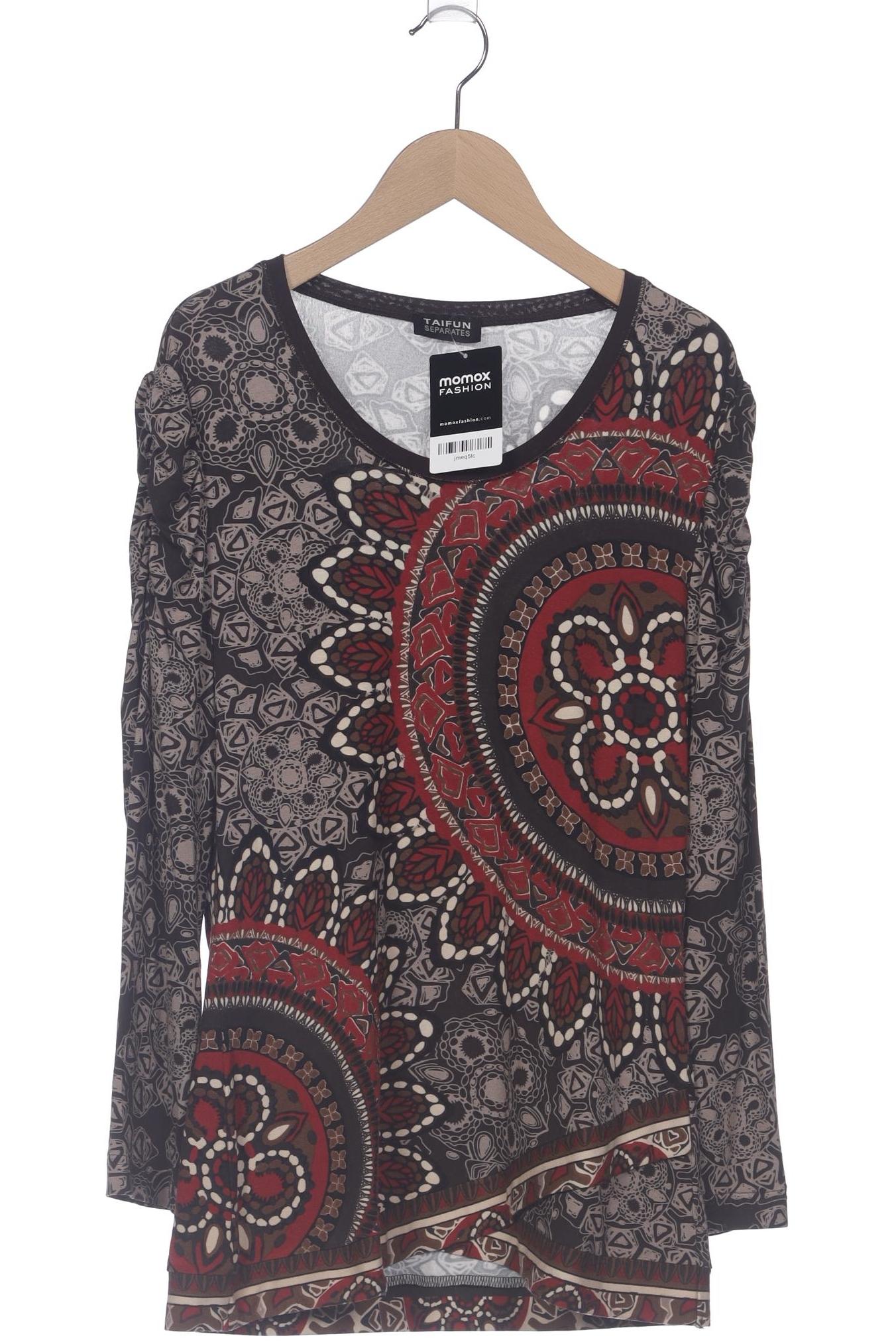 

Taifun Damen Langarmshirt, braun, Gr. 38