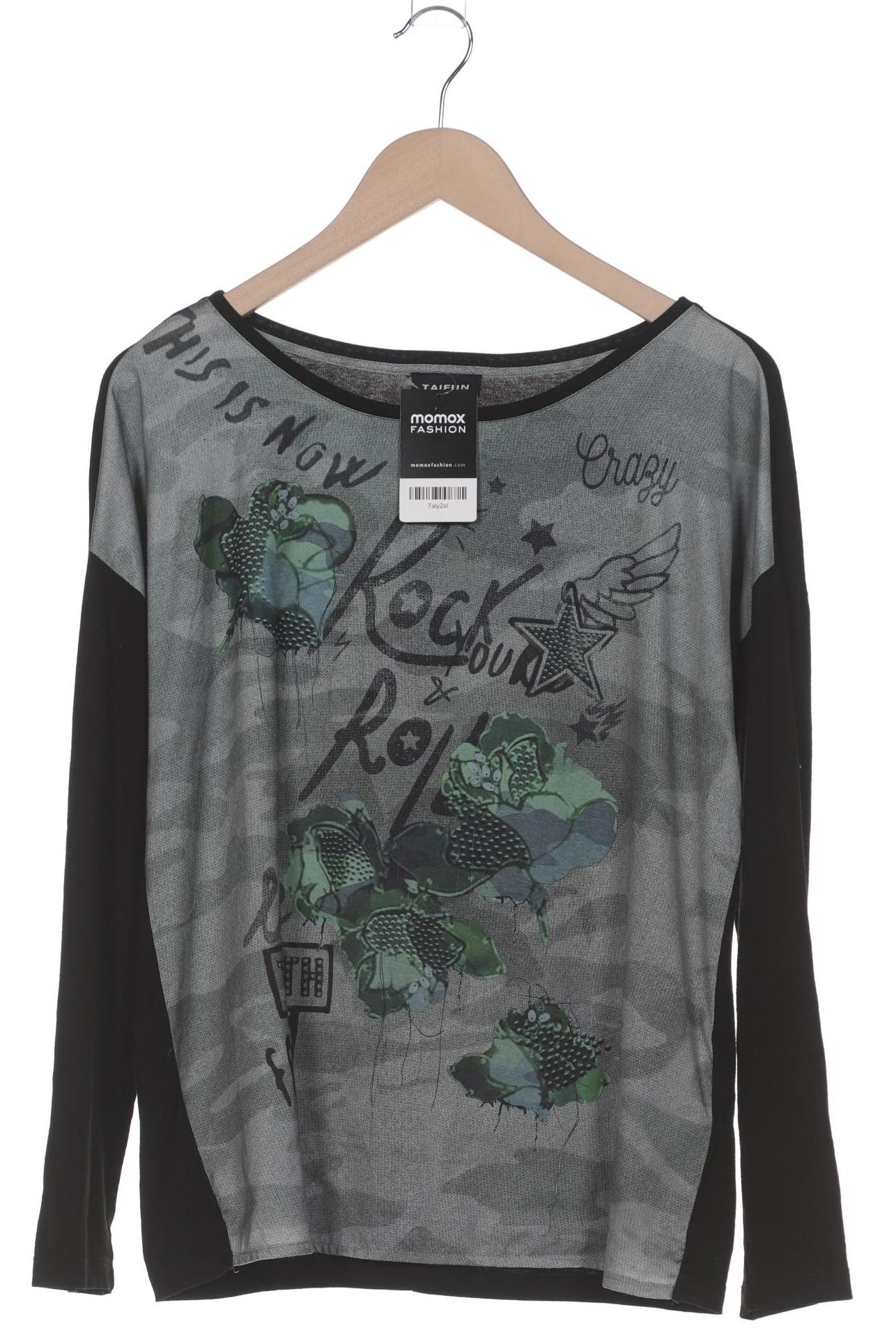 

Taifun Damen Langarmshirt, grün, Gr. 38