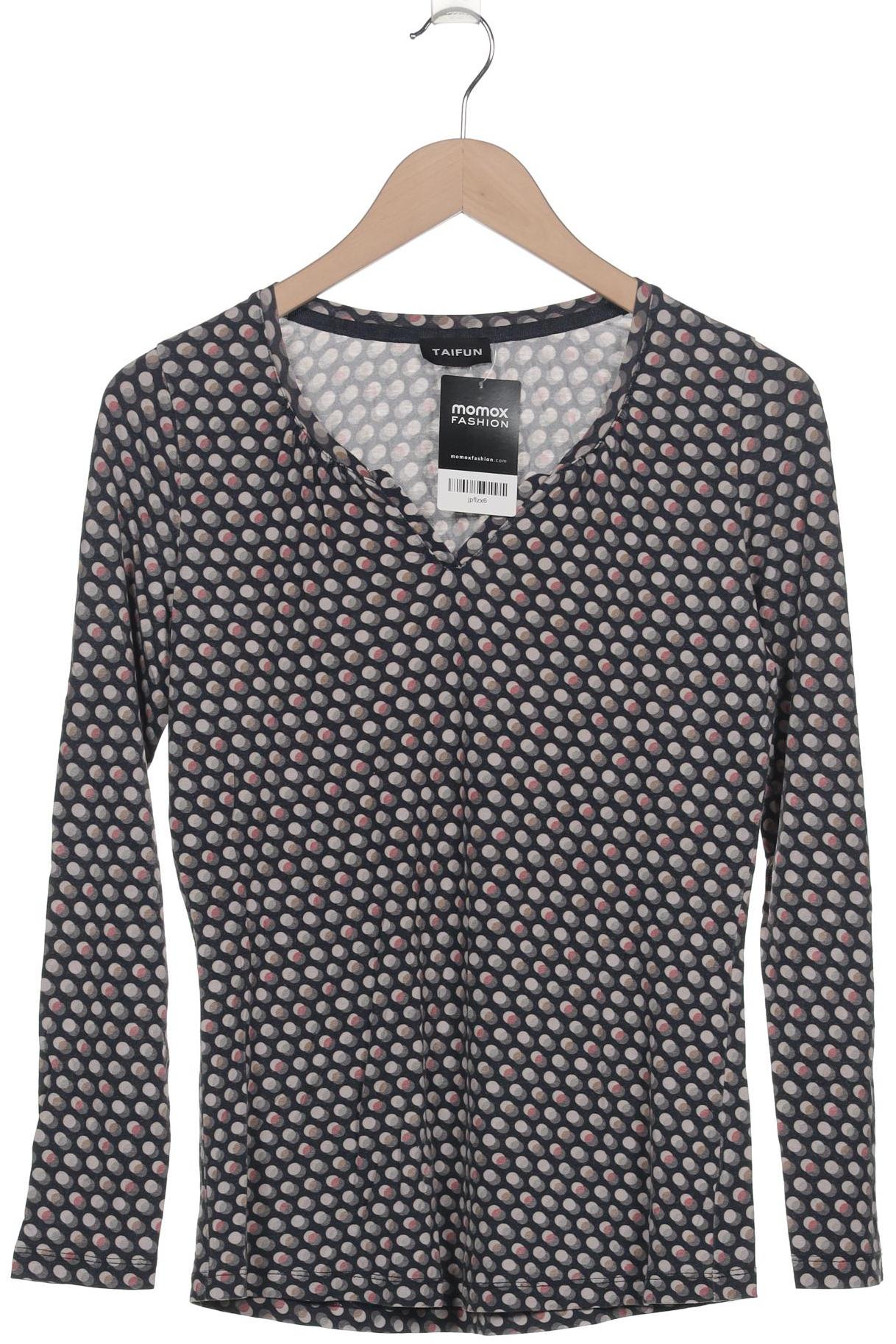 

Taifun Damen Langarmshirt, marineblau, Gr. 38