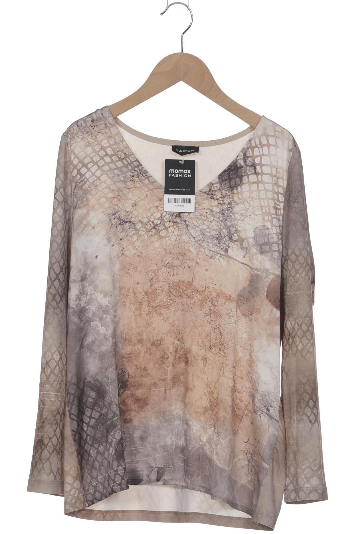 

Taifun Damen Langarmshirt, beige, Gr. 42