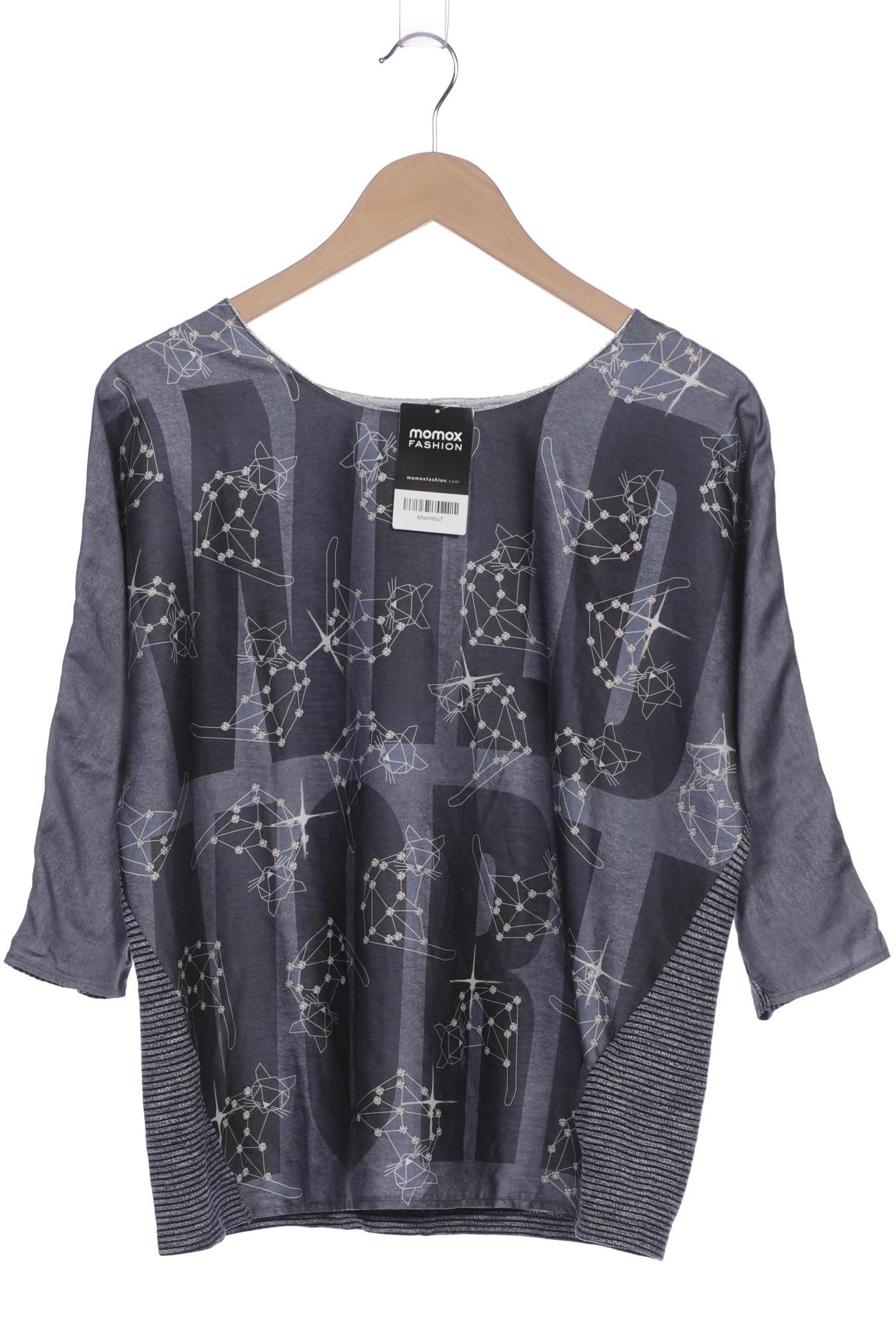 

Taifun Damen Langarmshirt, blau, Gr. 40