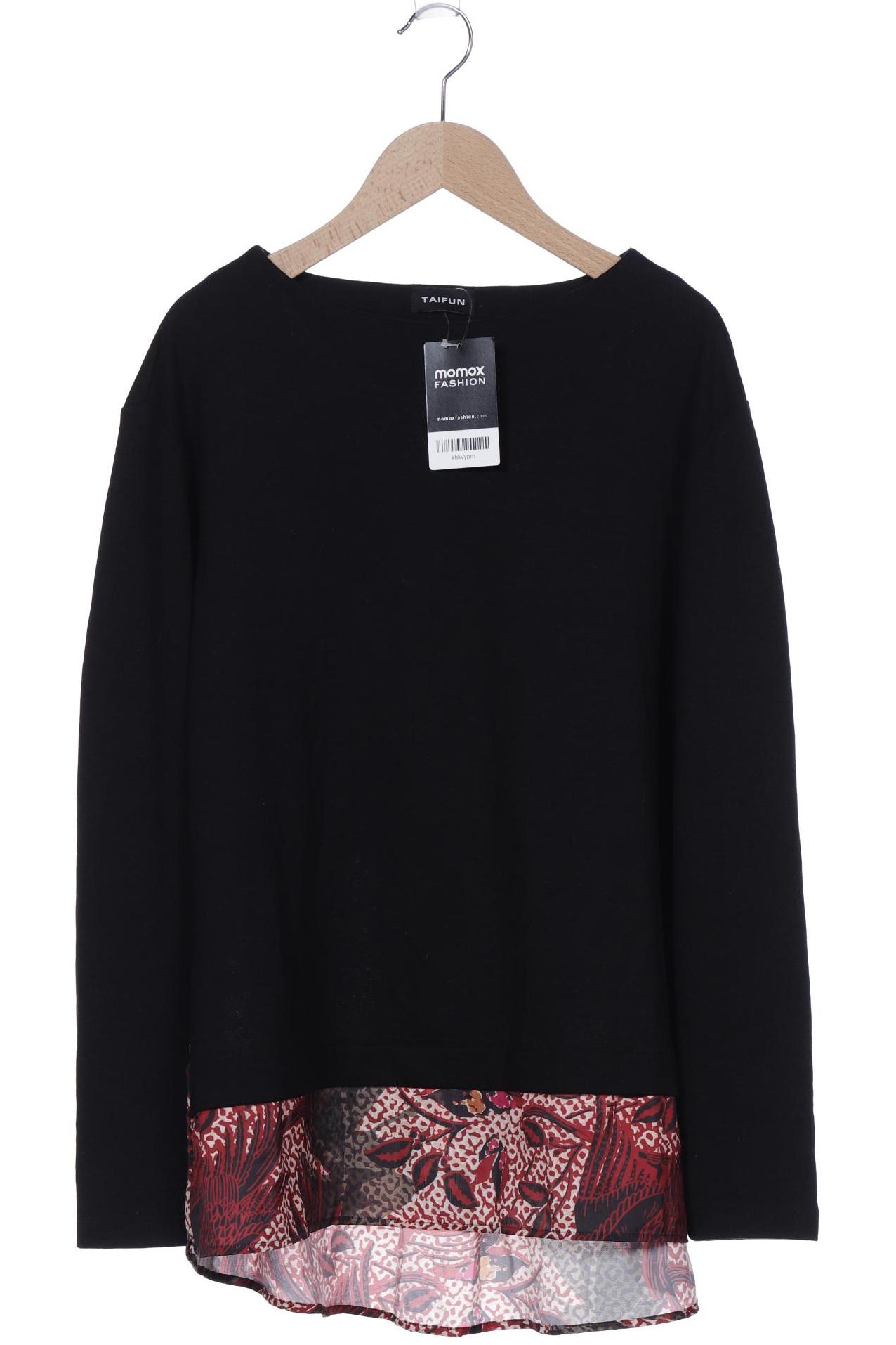 

TAIFUN Damen Langarmshirt, schwarz