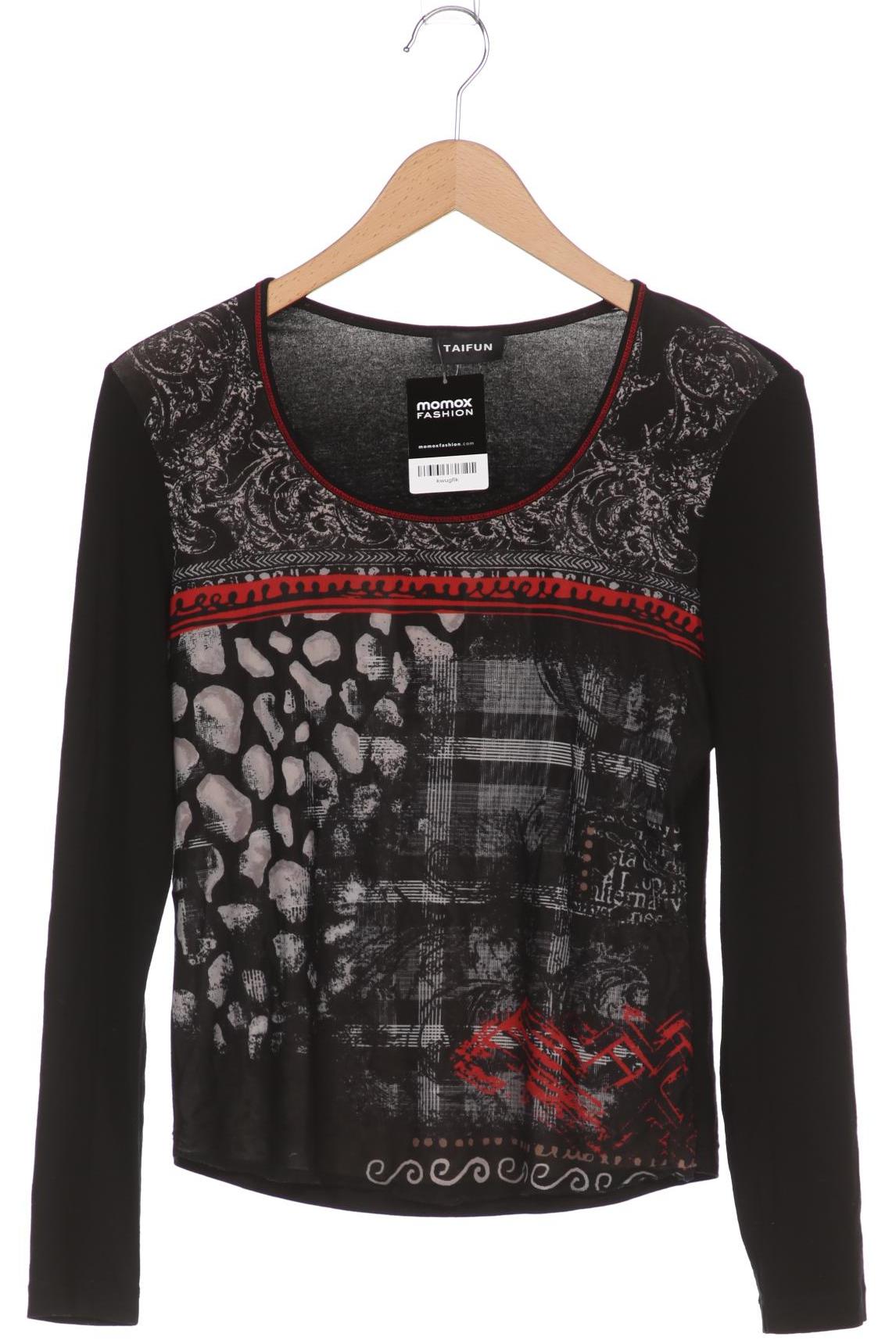 

Taifun Damen Langarmshirt, schwarz, Gr. 38