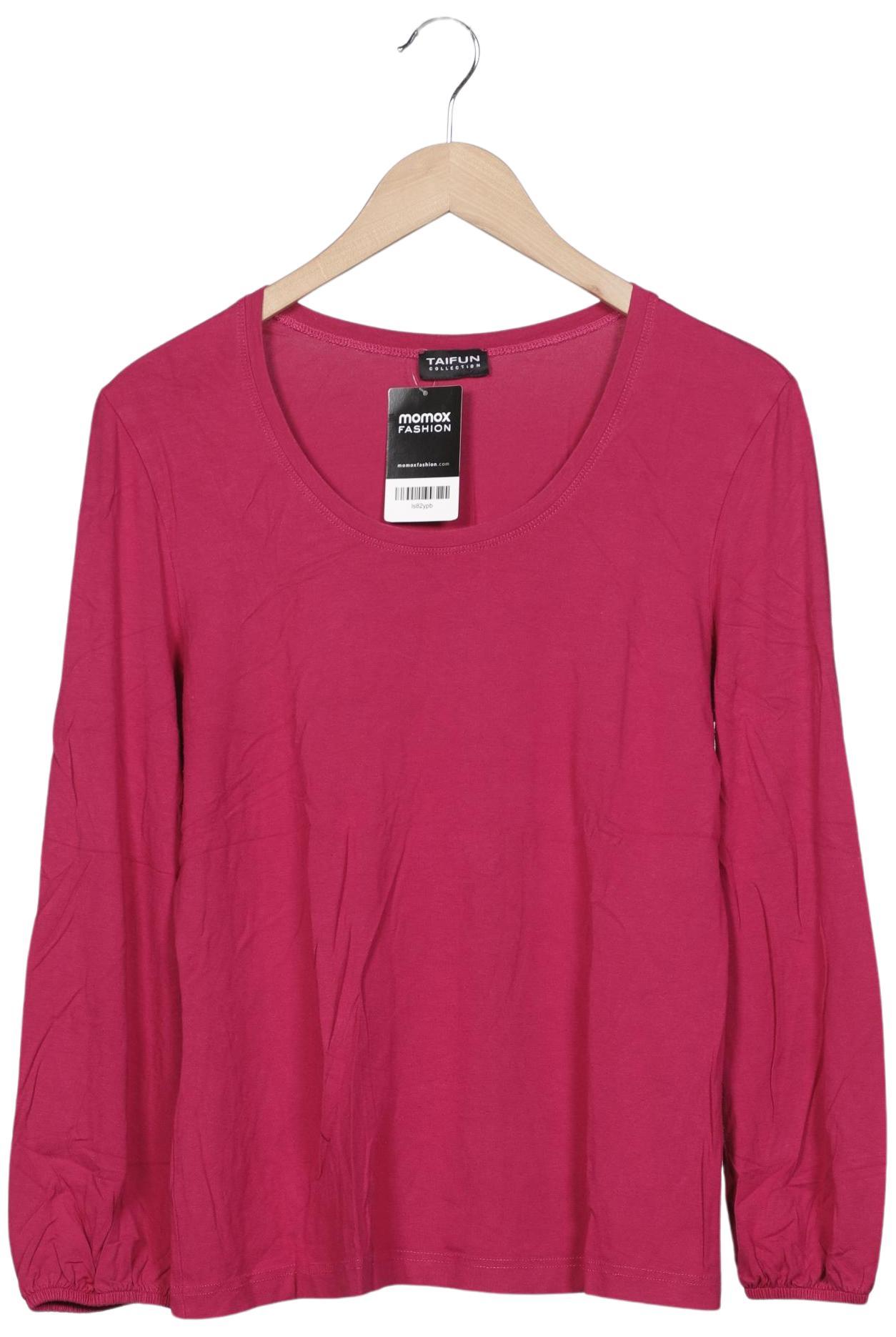 

Taifun Damen Langarmshirt, pink, Gr. 42