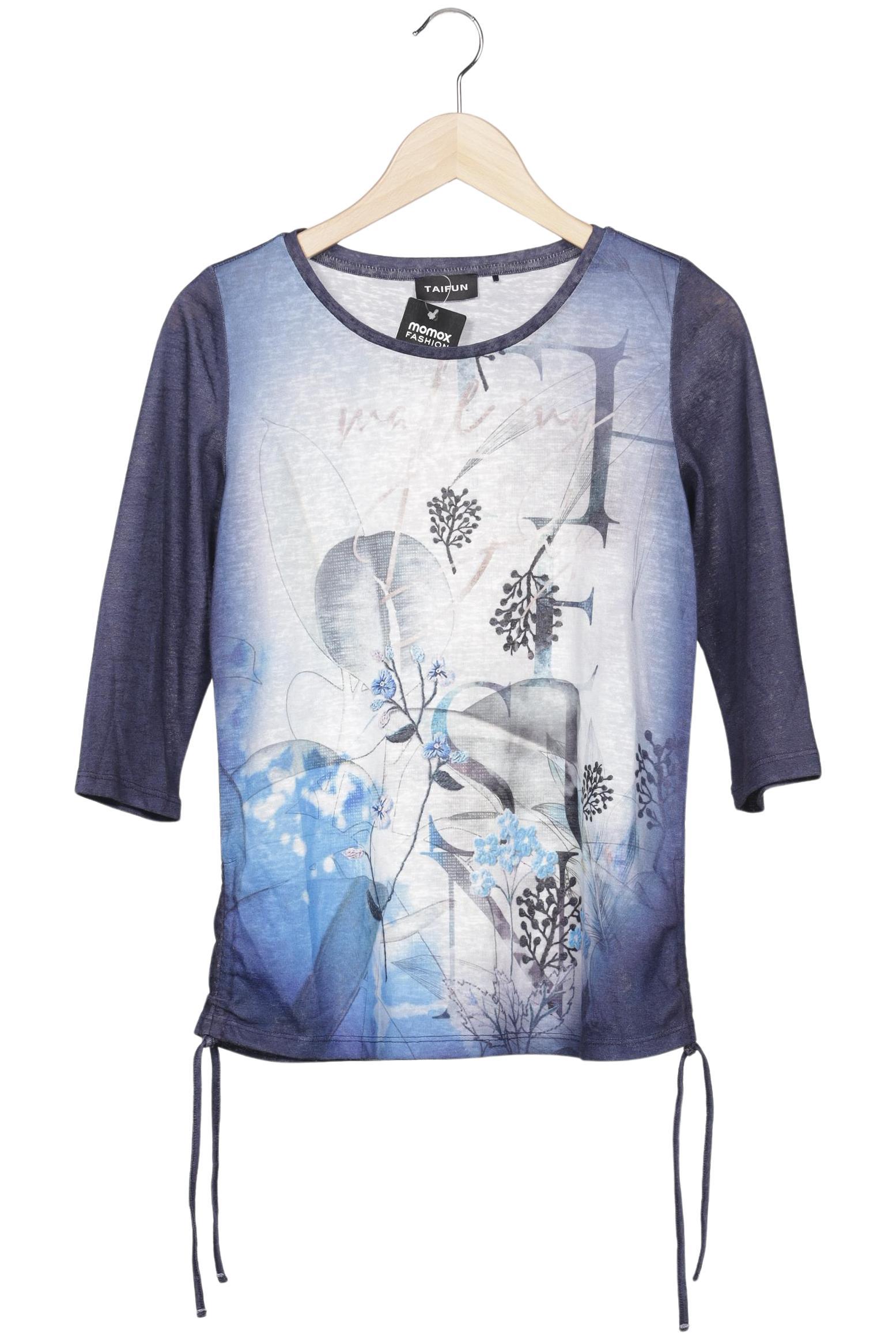 

Taifun Damen Langarmshirt, marineblau, Gr. 34